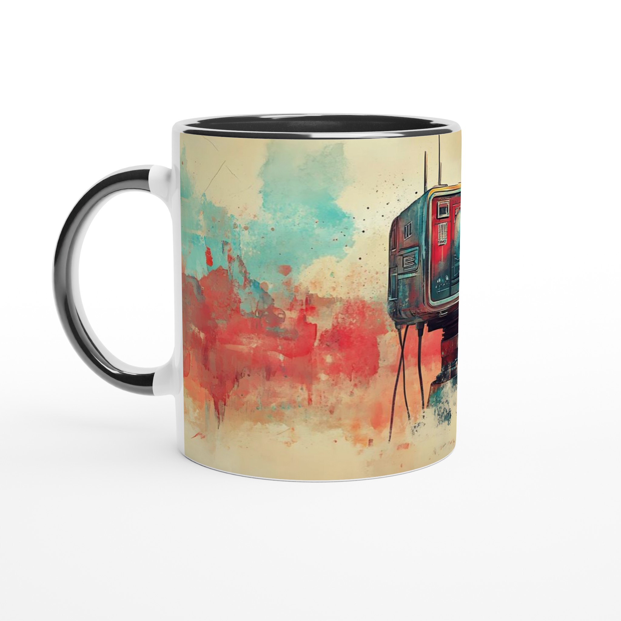 Abstrakt Kamera Konst Mugg – Unik Design för Kreativa Själar i Sju Färger 2 ea2217c5-50fa-4763-b5fc-306b401d2a63