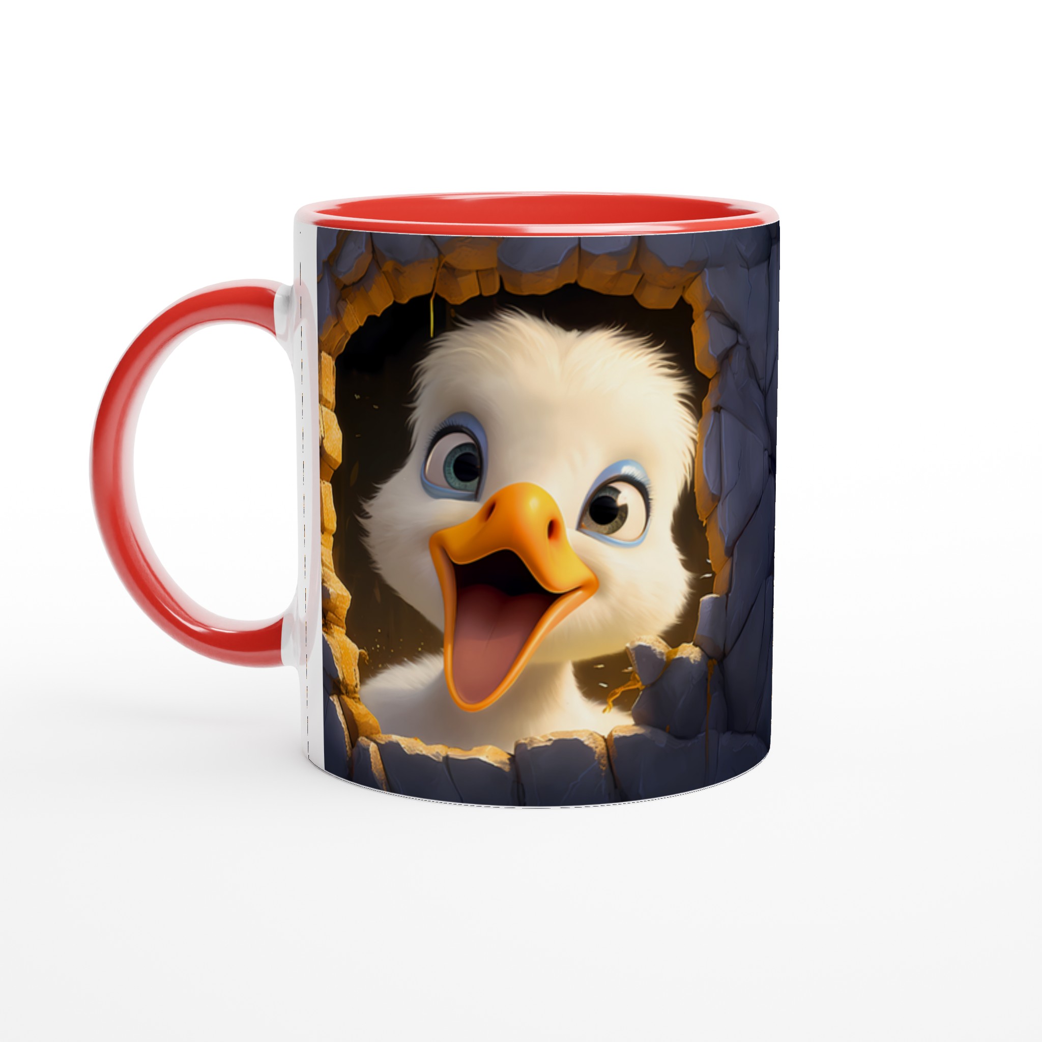 Glad Anka 11oz Keramisk Mugg - Rolig design i valfri färg 2 ea2399c5-7406-406c-b48e-113b20436cc1
