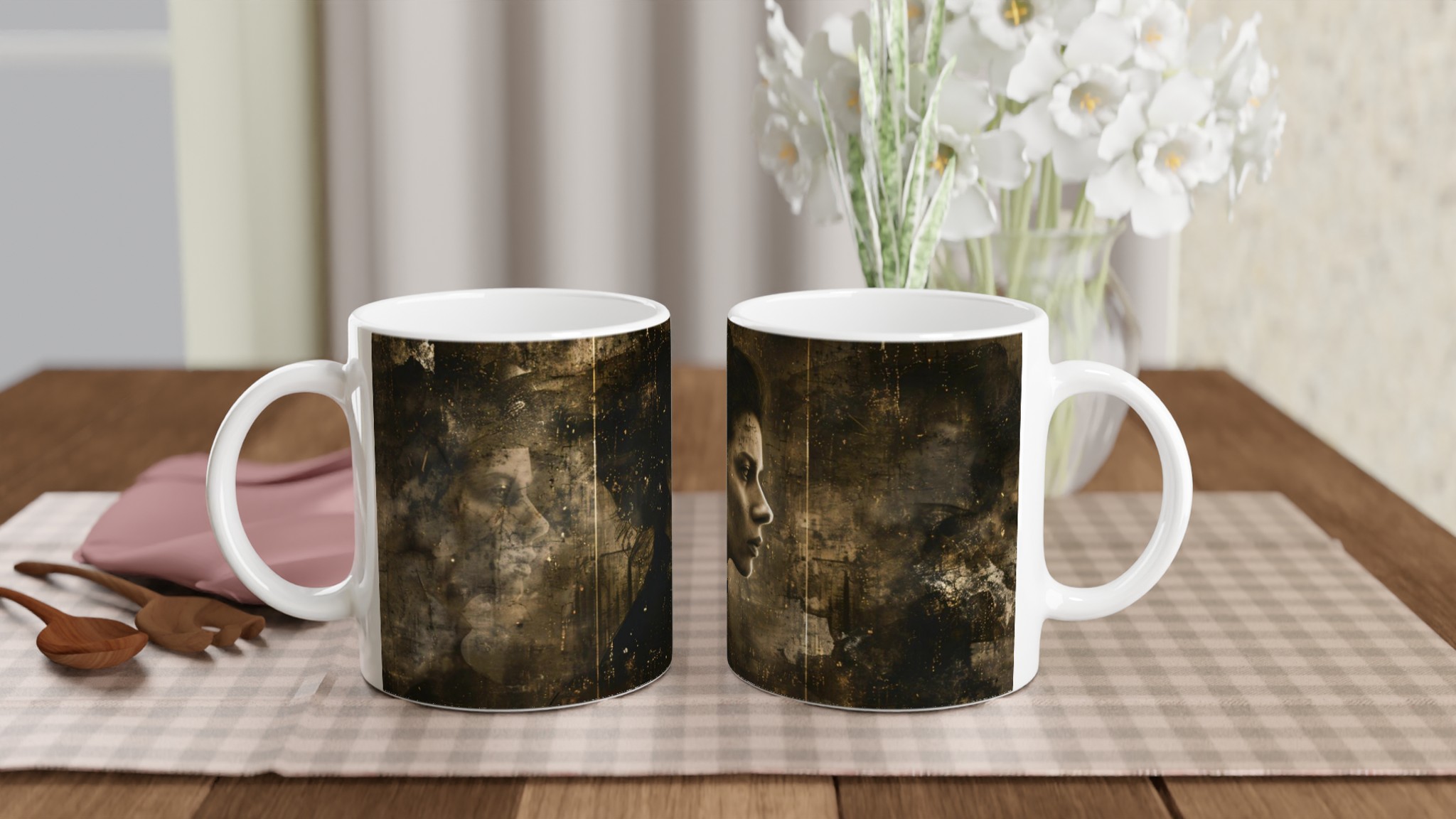 Mystisk Guld Dam Mugg – 11oz Keramisk Kaffekopp i ditt val av sju sofistikerade färger 10 ea2ec855-c924-4758-95c5-40795411a53f