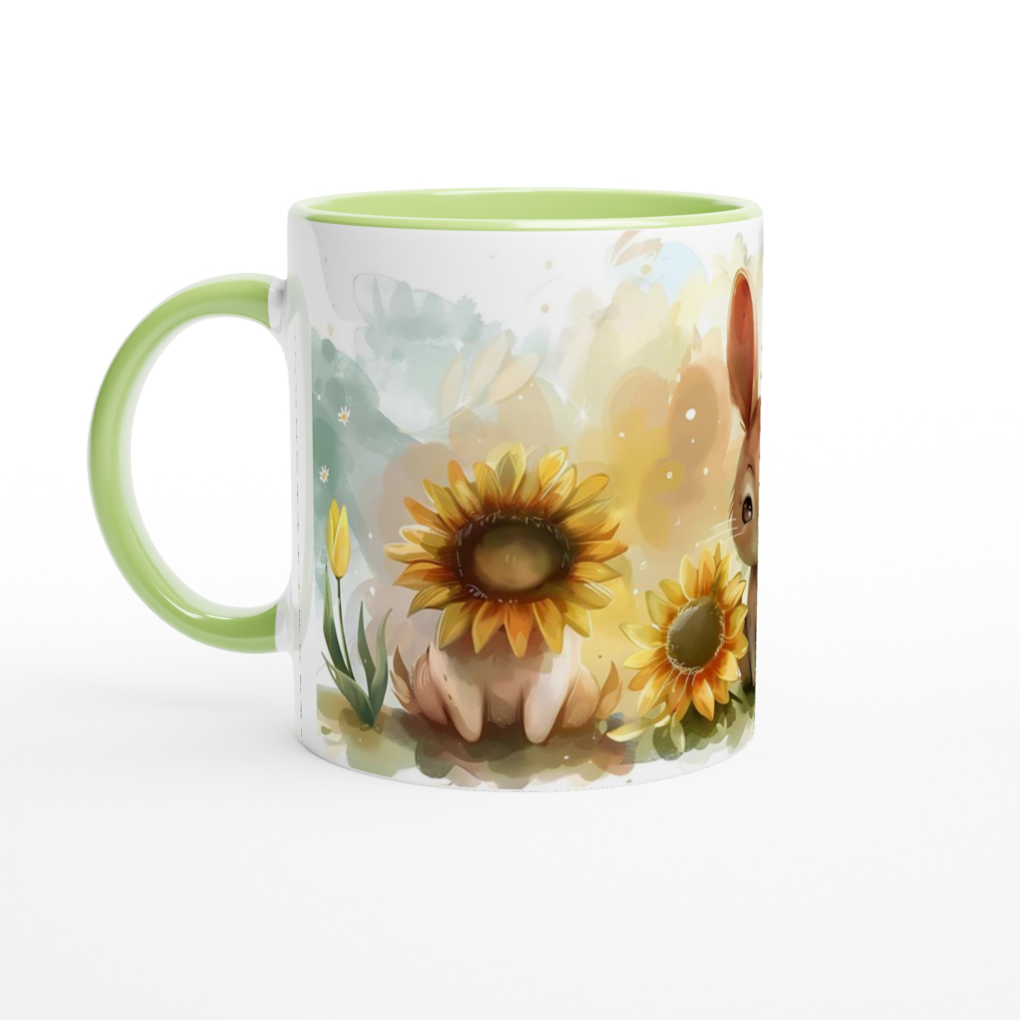 Påskharar & Vårblommor Keramisk Mugg – Charmig 11oz Present i Åtta Färger 3 ea54d66b-6d4f-46bc-8768-0aa8b0f2927a