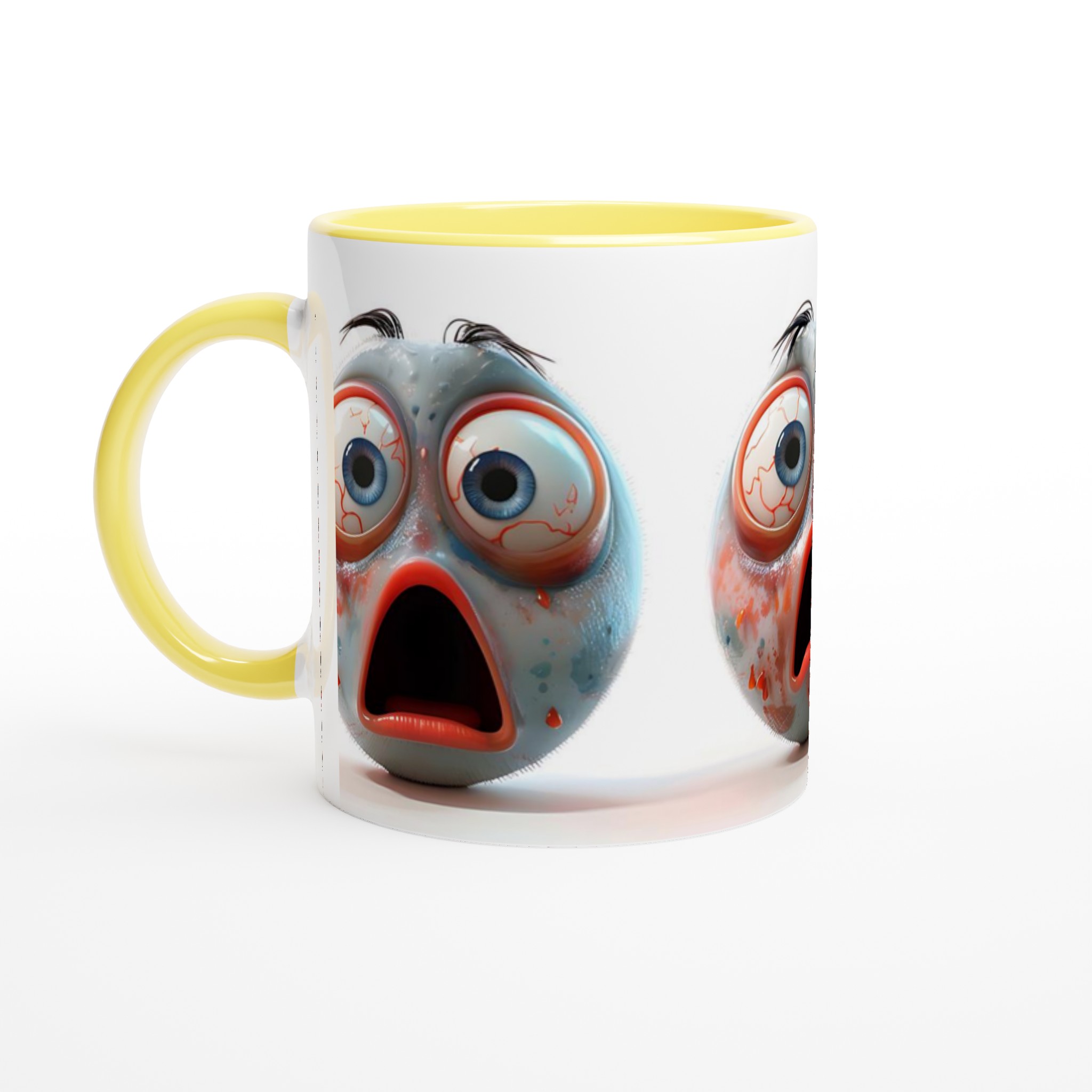Chockad Emoji 11oz Keramikmugg – Utstickande Design i Flera Färger 3 ea71a245-429b-4e64-8426-67ca9924ec7f