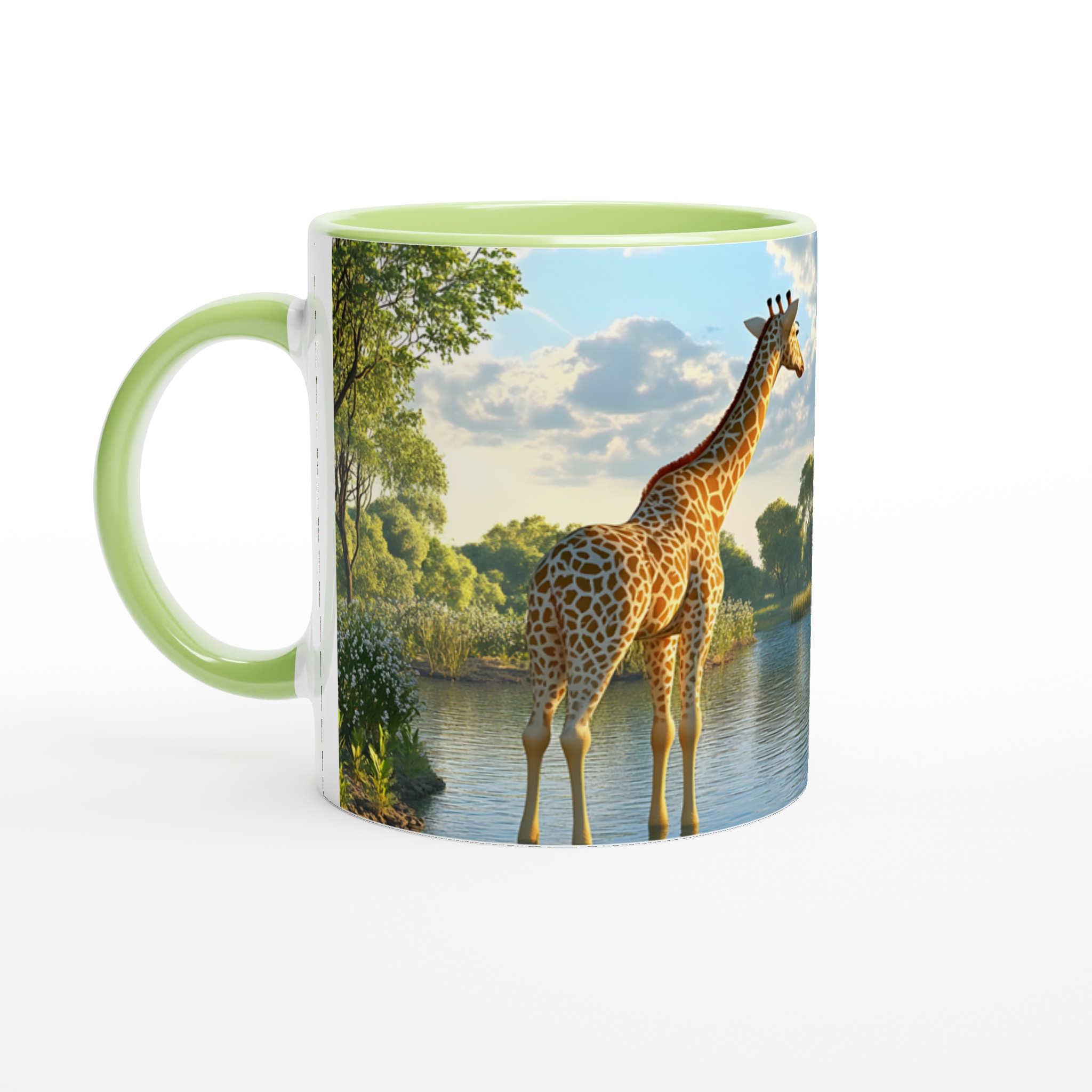 Giraffe i soluppgången – 11oz Keramikmugg med levande Safarimotiv 7 ea915a9b-6c92-4ec4-9d19-e33a5d47a3b9