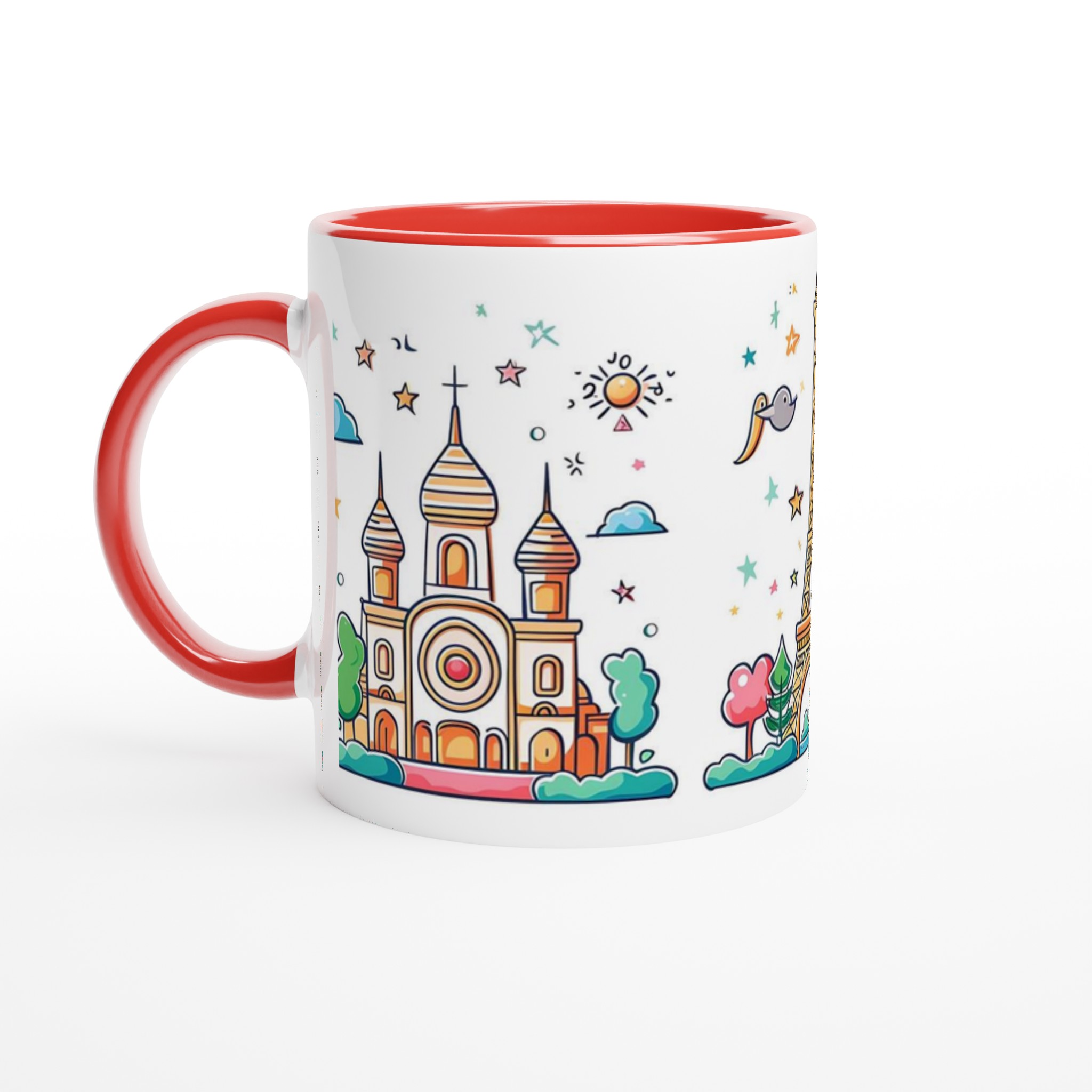 Paris Vibe Keramisk Mugg – Drömmiga Liggande Landskap i Pastell 2 eafde2a8-cc56-4d45-8007-8b9508ec59e4