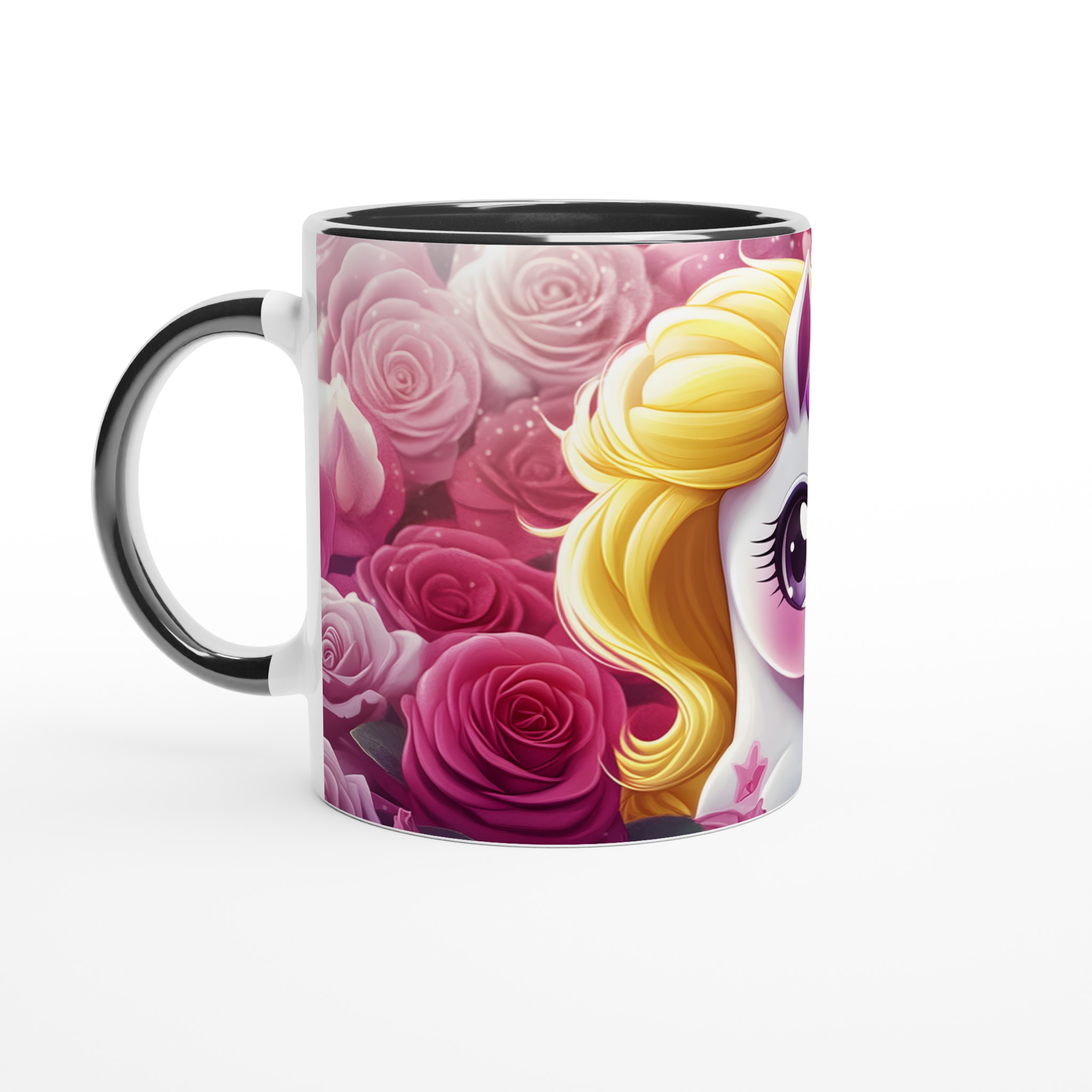 Magisk Enhörningsmugg med Rosor – 11oz Keramikmugg i din Favoritfärg 7 eb0eac23-c6cf-4f59-b707-1033b59f1fd1