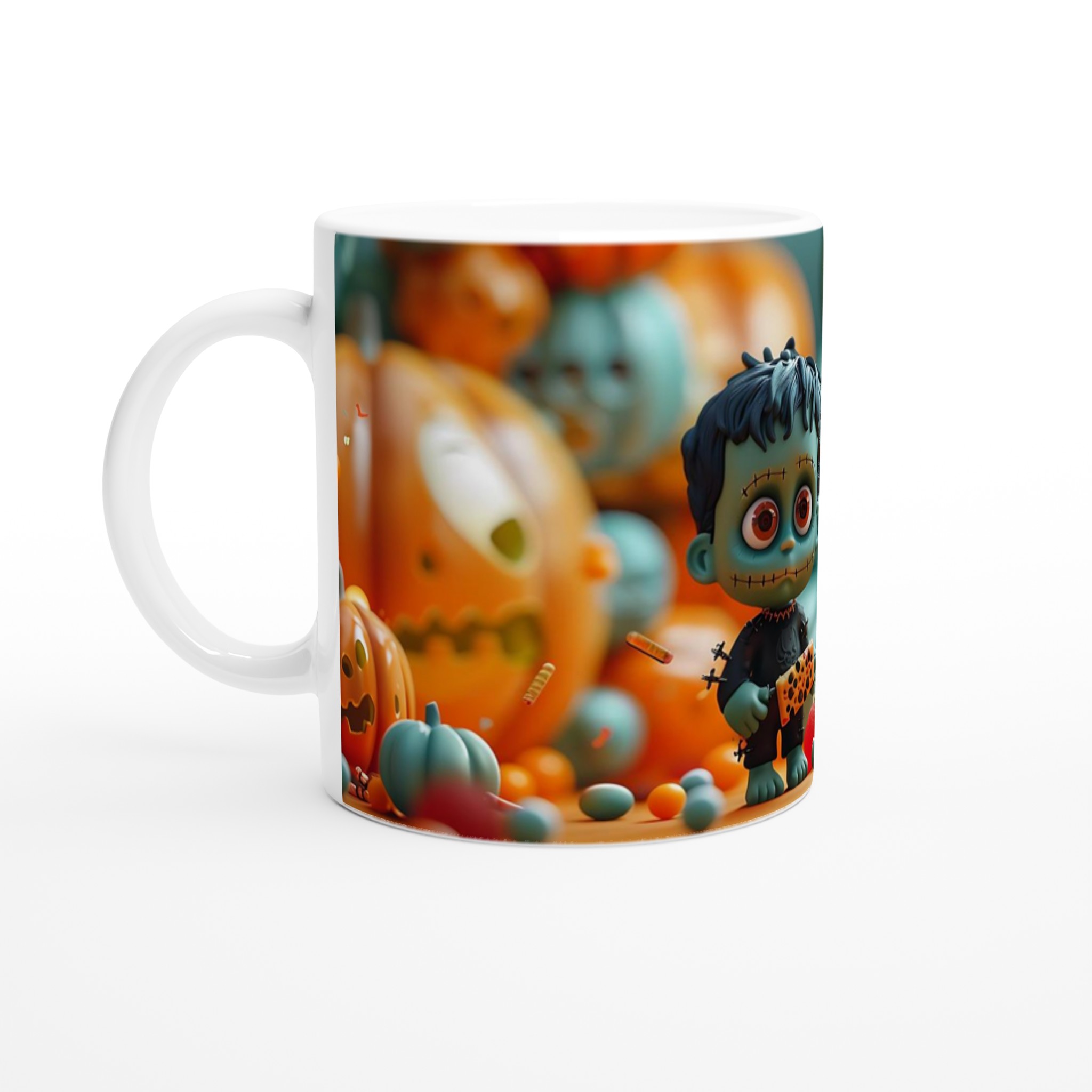 Söt Liten Frankenstein Mugg – Perfekt för Halloween & Kaffestunder i din favoritfärg! 1 eb1b024f-4d9c-4a48-a2df-9bc3dedecb4c