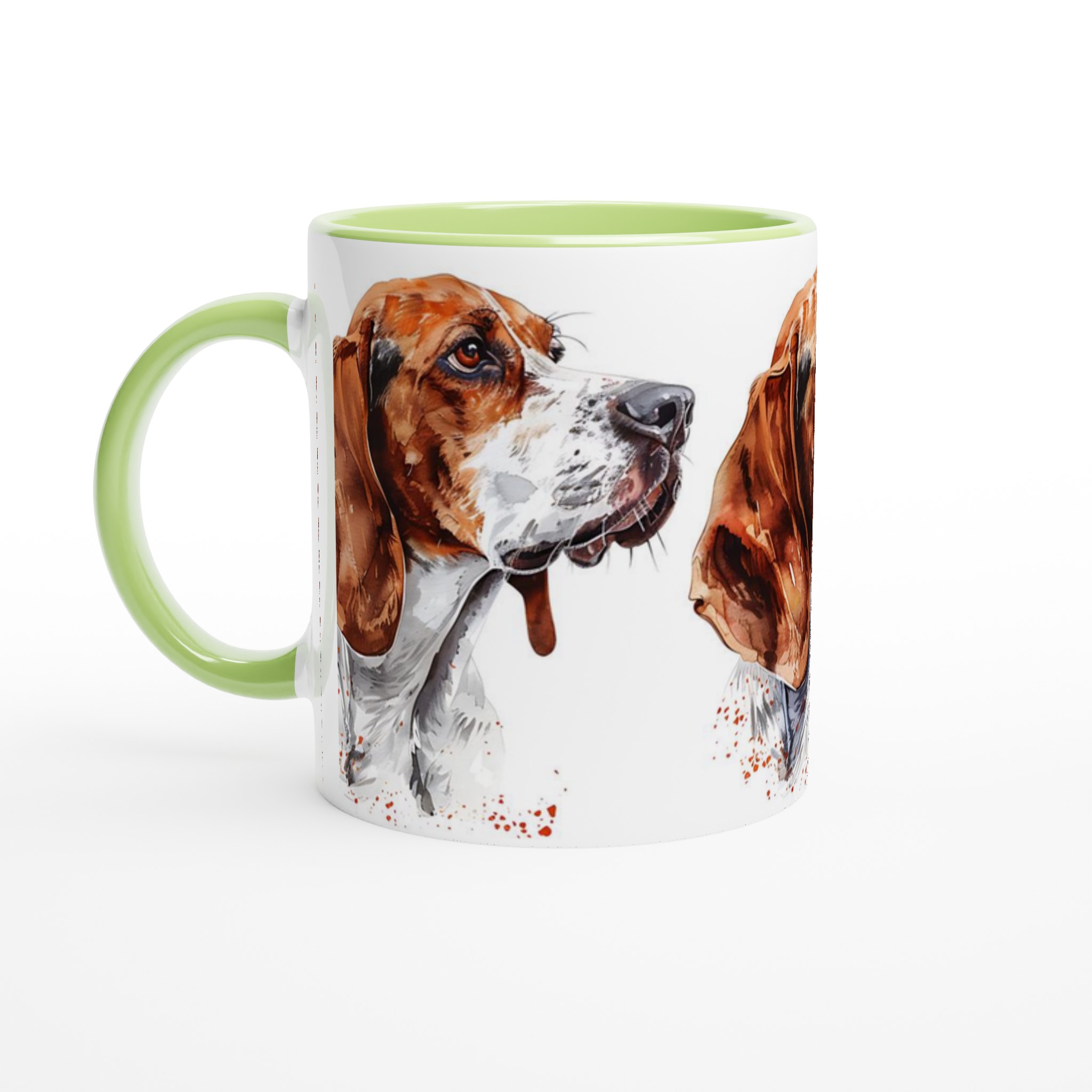 Basset Hound Akvarellmugg – Konstnärlig Hundporträtt för Kaffeälskaren, Välj bland 7 Färger 6 eb41b516-e6c0-4def-a3ab-f948bcc6842b