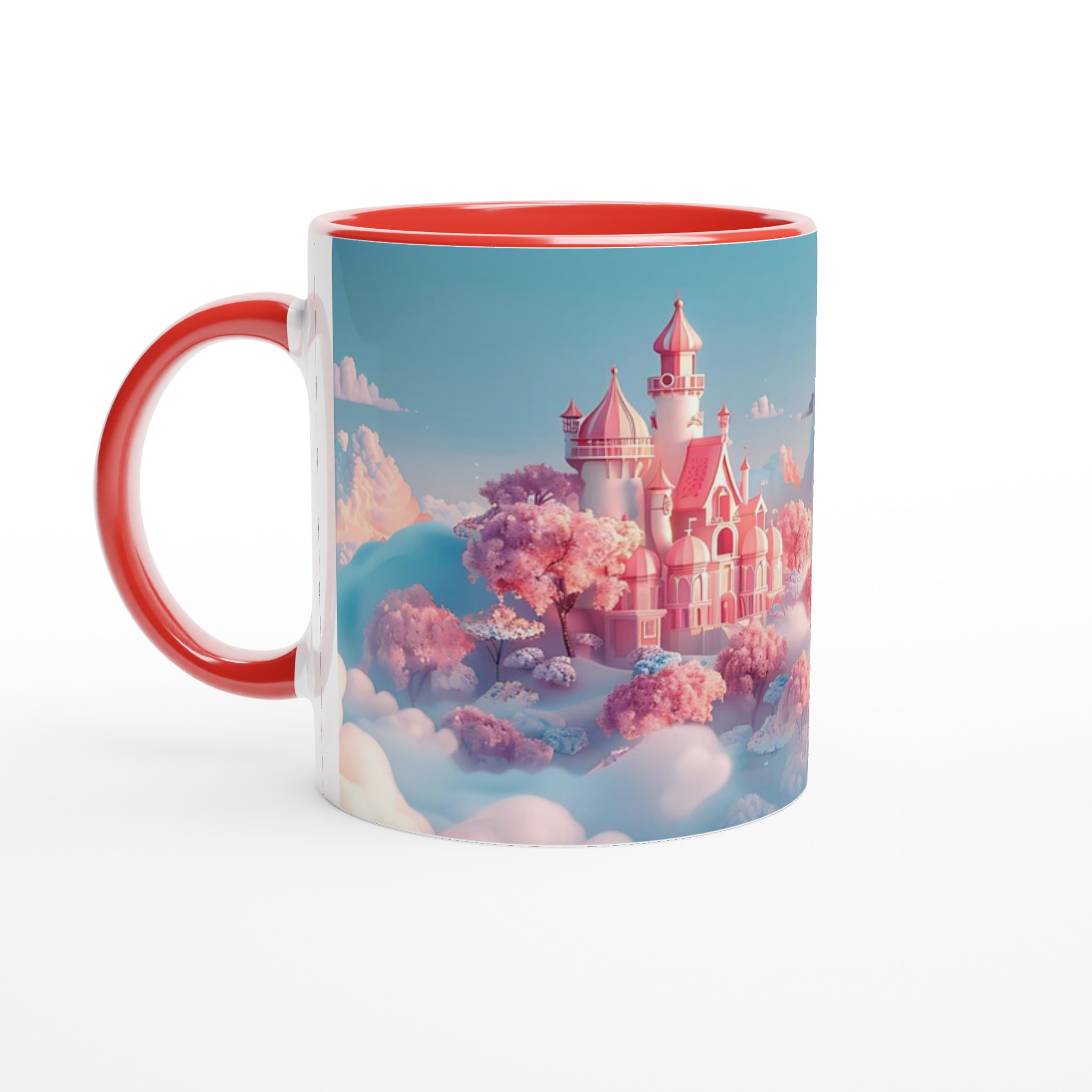 Drömlik Rosa Slott Mugg – 11 oz Keramisk Kaffekopp i Lekfull Pastell 2 eb78317f-e00e-405e-a3d5-eedc7cbe5ad2