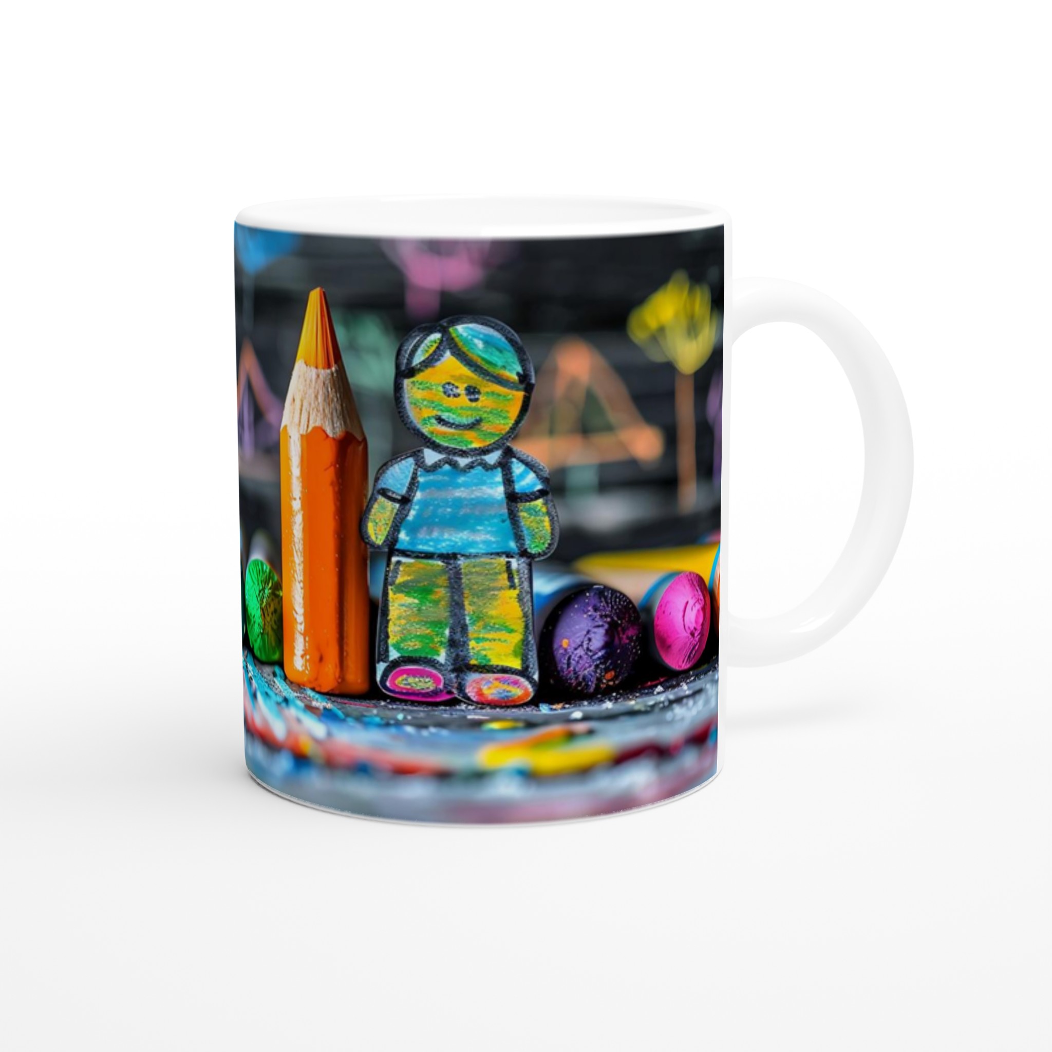 Färgglad 11oz Keramikmugg – Din Kreativa Start på Dagen 9 eb7b7cc9-08d1-4378-9ead-8f38fbfc049f