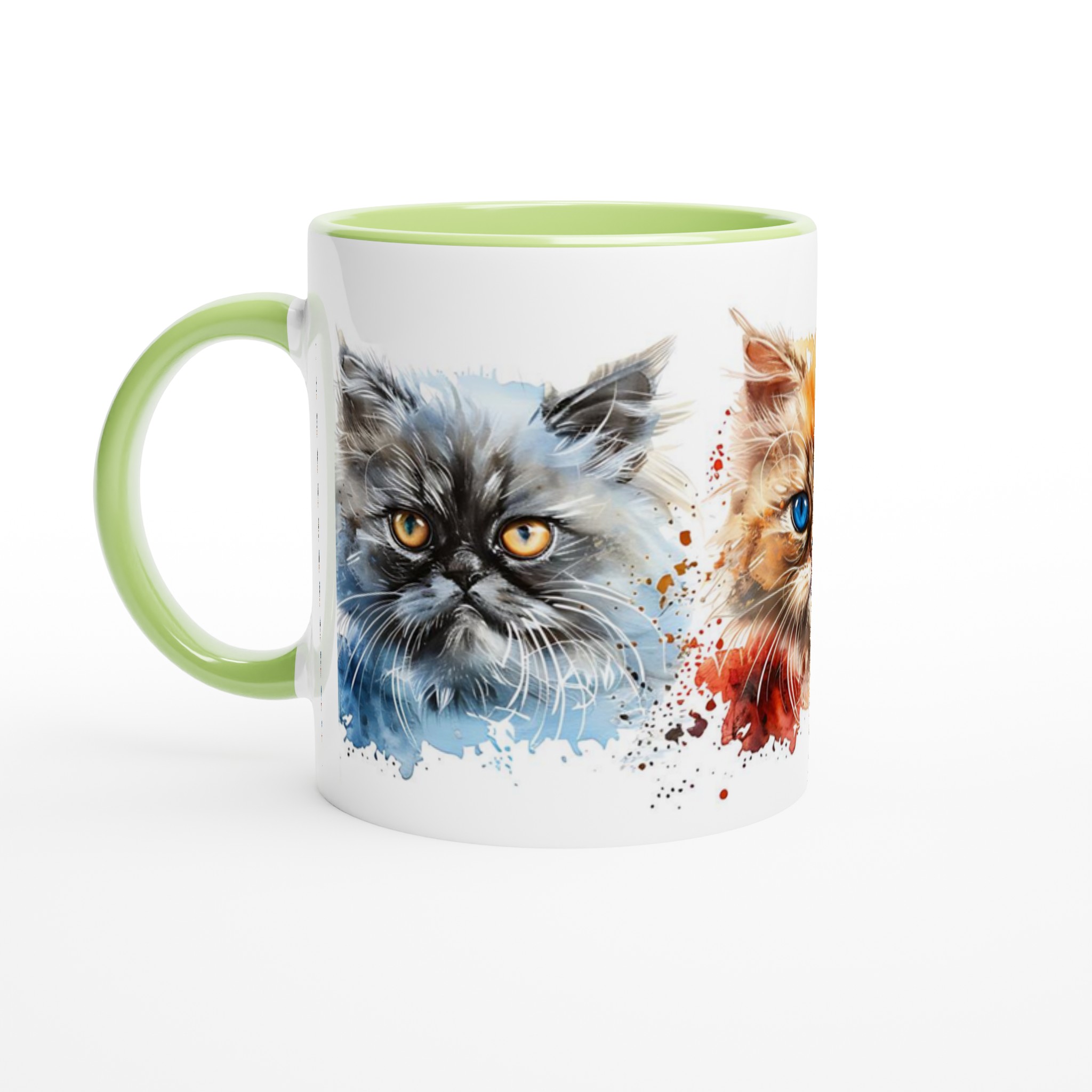 Kattälskarens Drömmugg: Akvarellkatter i Flera Färger – 11 oz Keramisk Mugg 3 eb9916ad-175e-4d20-b8e8-1896c3692d5f