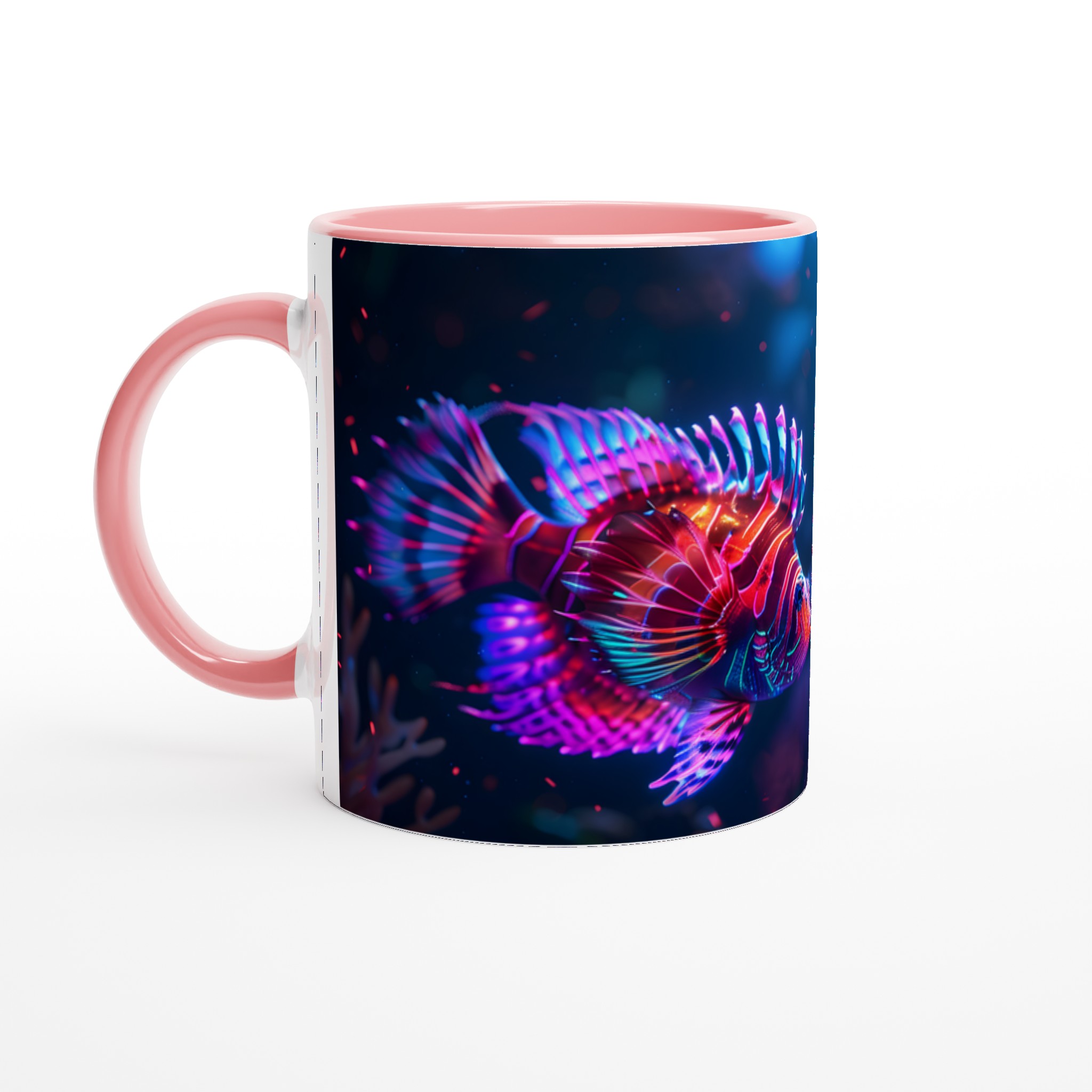Neon Lionfish Keramikmugg – Levande Havsmotiv i 7 Färger, 11oz 6 eb9afe16-87ea-468d-97d1-7f2bcc94e779