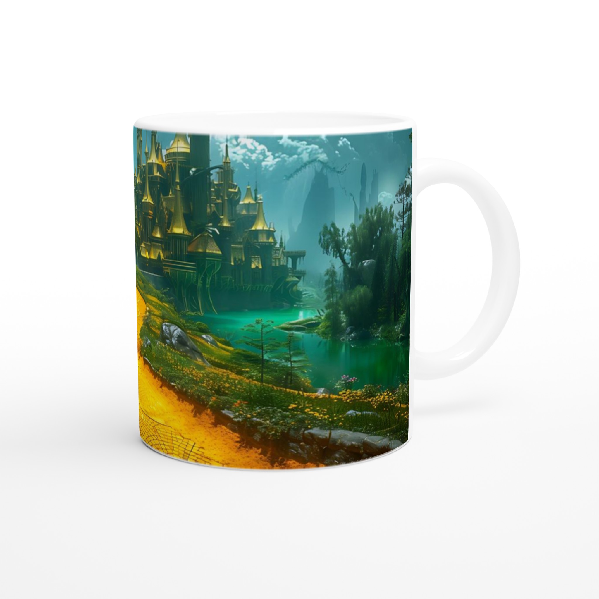 Magisk Stadsväg 11oz Keramisk Mugg – Drömmande Design i Klara Färger 9 ebdce4b2-4cc8-41e5-88c2-f9cadc7f0d03