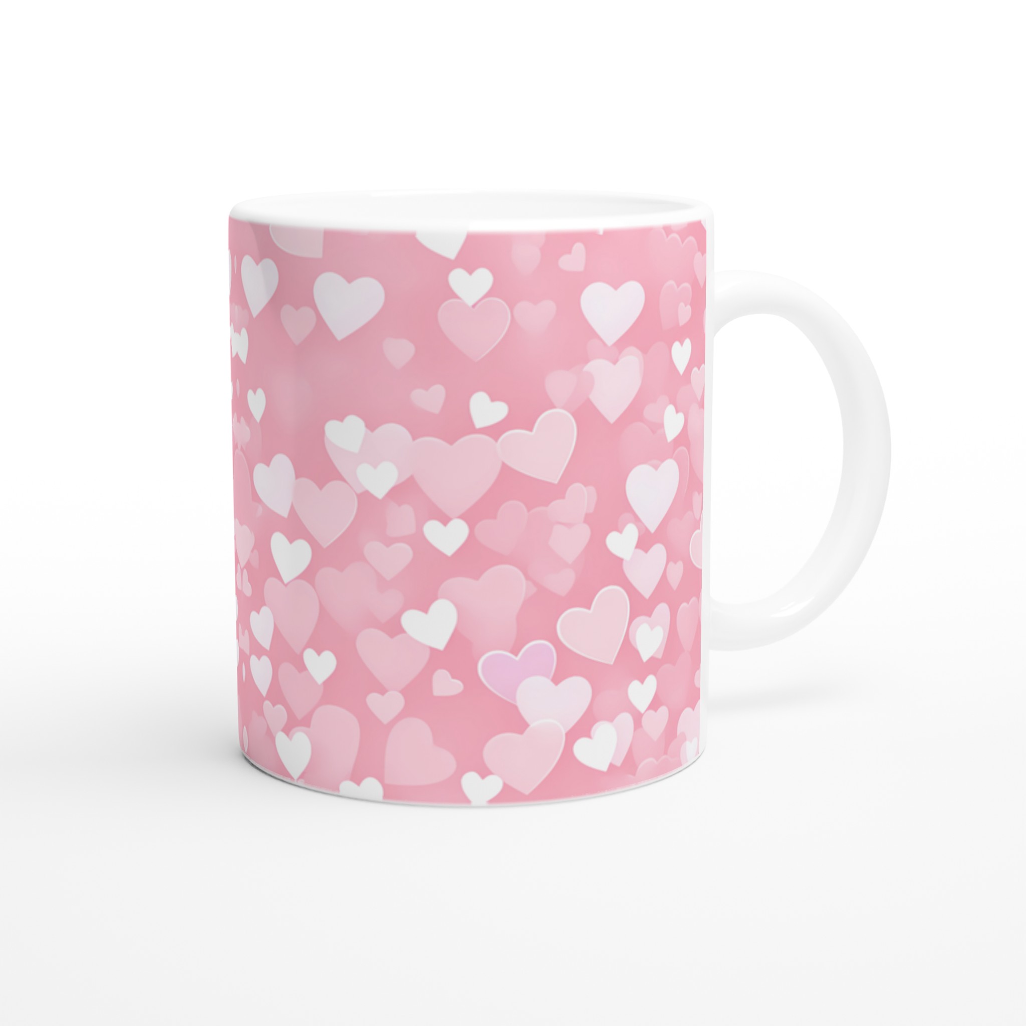 Rosa Kärlekshjärta Mugg - Romantisk Keramisk Mugg för Kaffe & Te i Flera Färger 9 ebeed225-f53d-44d1-8100-fd6d02fe6945