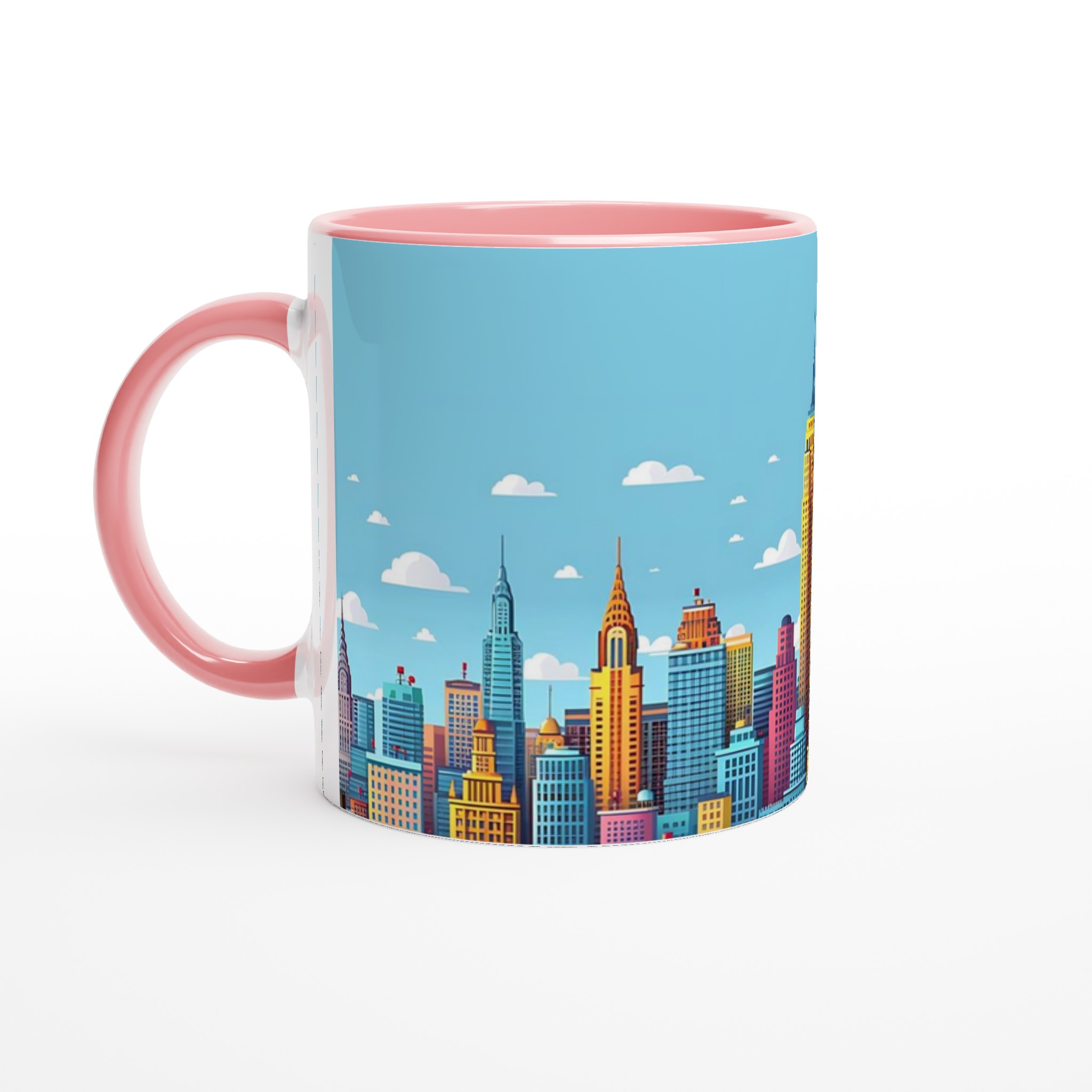 New York City Skyline Kaffemugg – Färgstark Keramikmugg i 7 Nyanser 6 ec4666eb-0c26-4066-a64b-30aece01534d