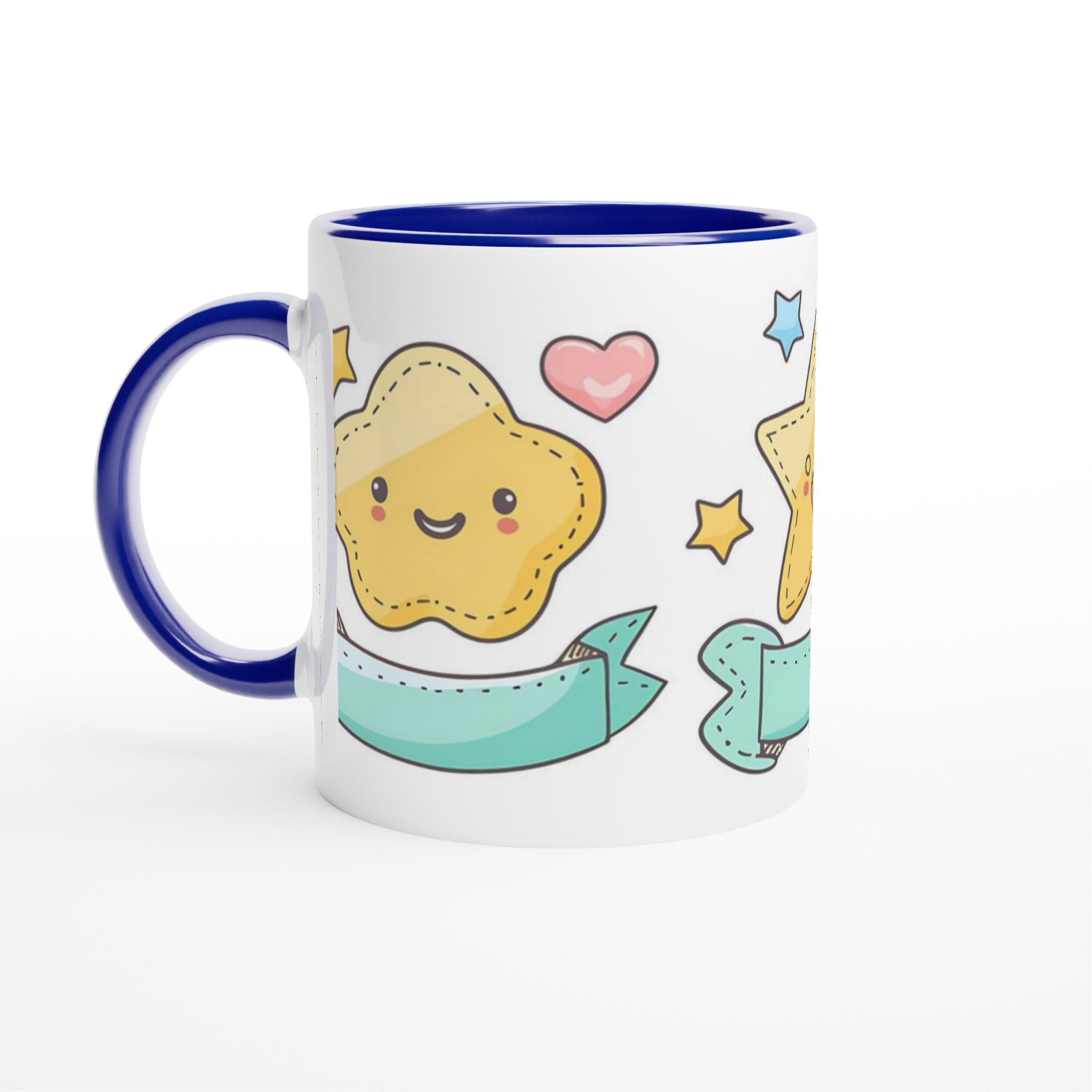 Kawaii Stjärna Keramikmugg - Söt Design & Levande Färger, 11oz 4 ec6a649a-af43-4a45-9139-f3863abeefeb