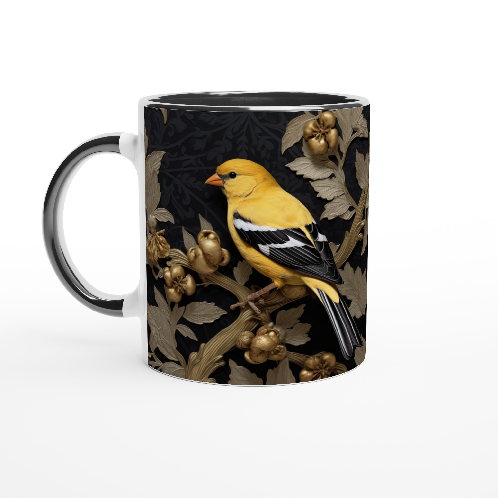 Guldfågel Lyxmugg – Konstnärlig Keramisk Kaffekopp med Exklusiv Fågeldesign, Välj din Färg! 7 ec9a6e3b-3500-41eb-a231-325a84264545