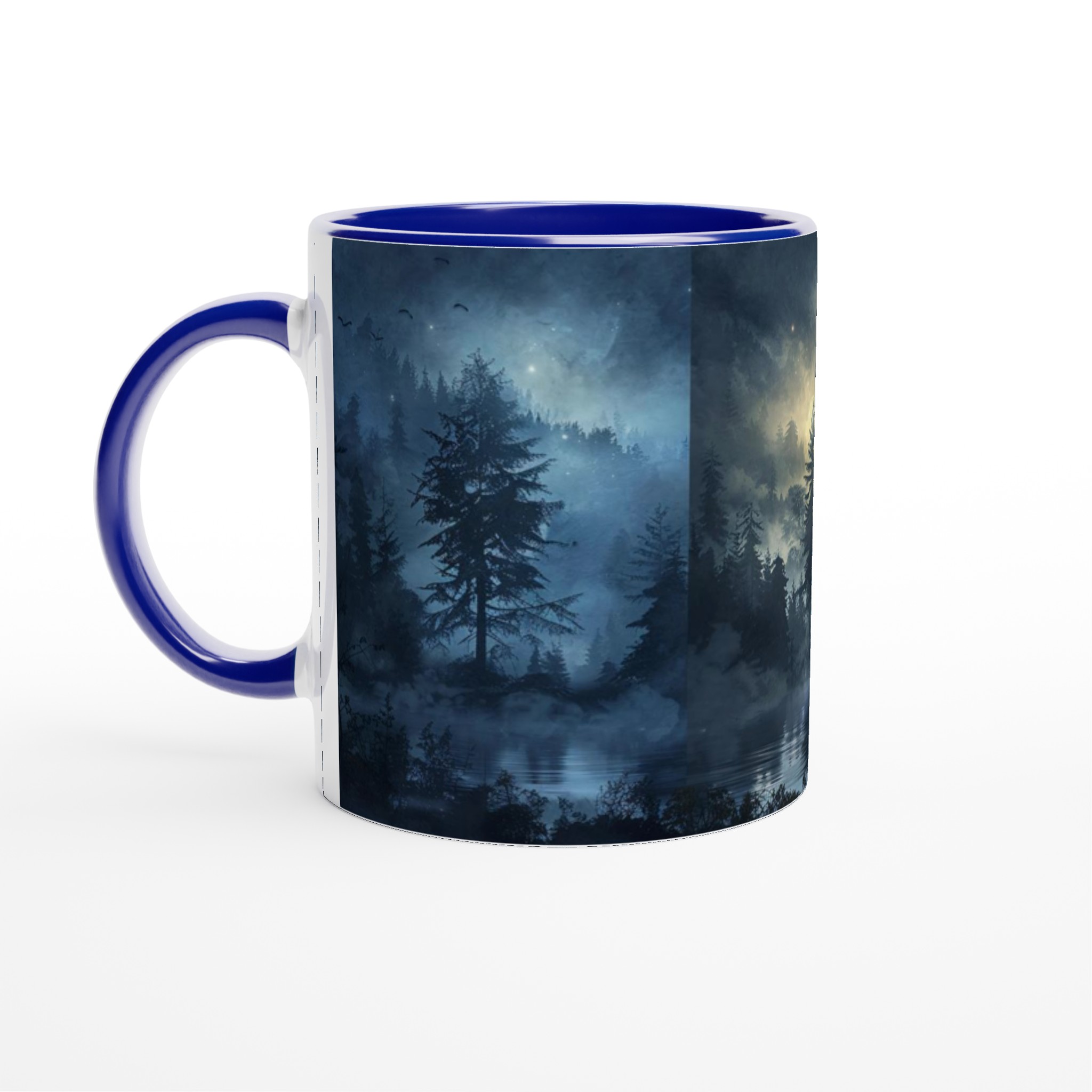 Mystisk Skogssjö Keramikmugg - 11oz, Välj bland 7 Förtrollande Färger 4 ecc4101e-9812-48fd-b0eb-5846ce608b61