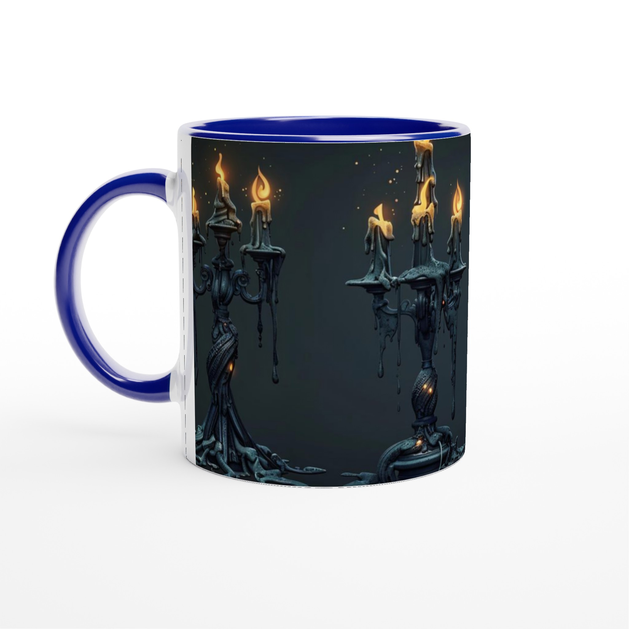 Mystisk Keramikmugg - Gotisk Kandelaber Design, 11oz – Välj bland 7 unika färger! 4 ecd72b76-5c30-4796-9c68-ae2c846ed504