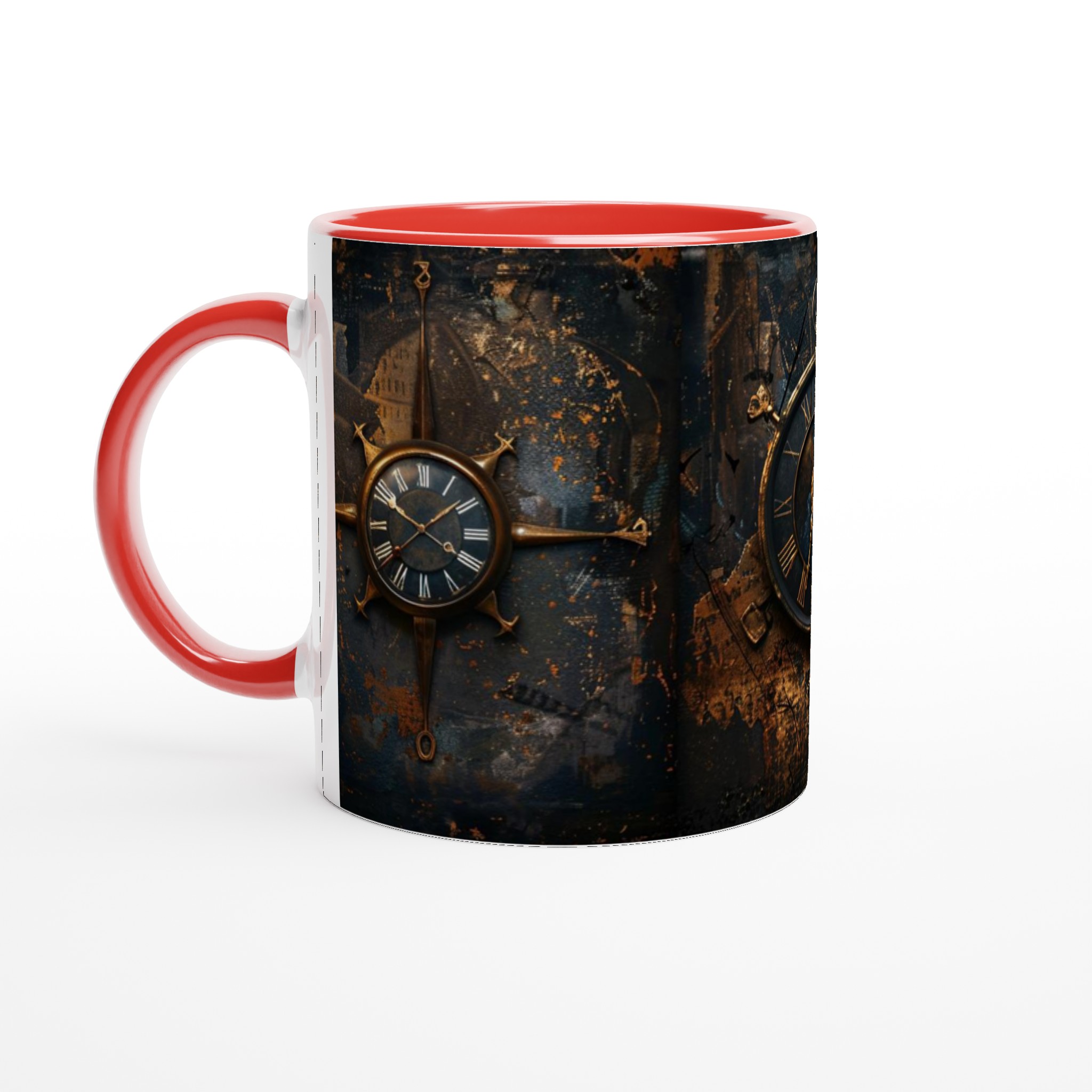 Tidlös Elegans: 11oz Keramikmugg med Antik Klockdesign – Välj din Färg 2 ed0560b7-3a76-4242-ba4b-c2aa90d36536