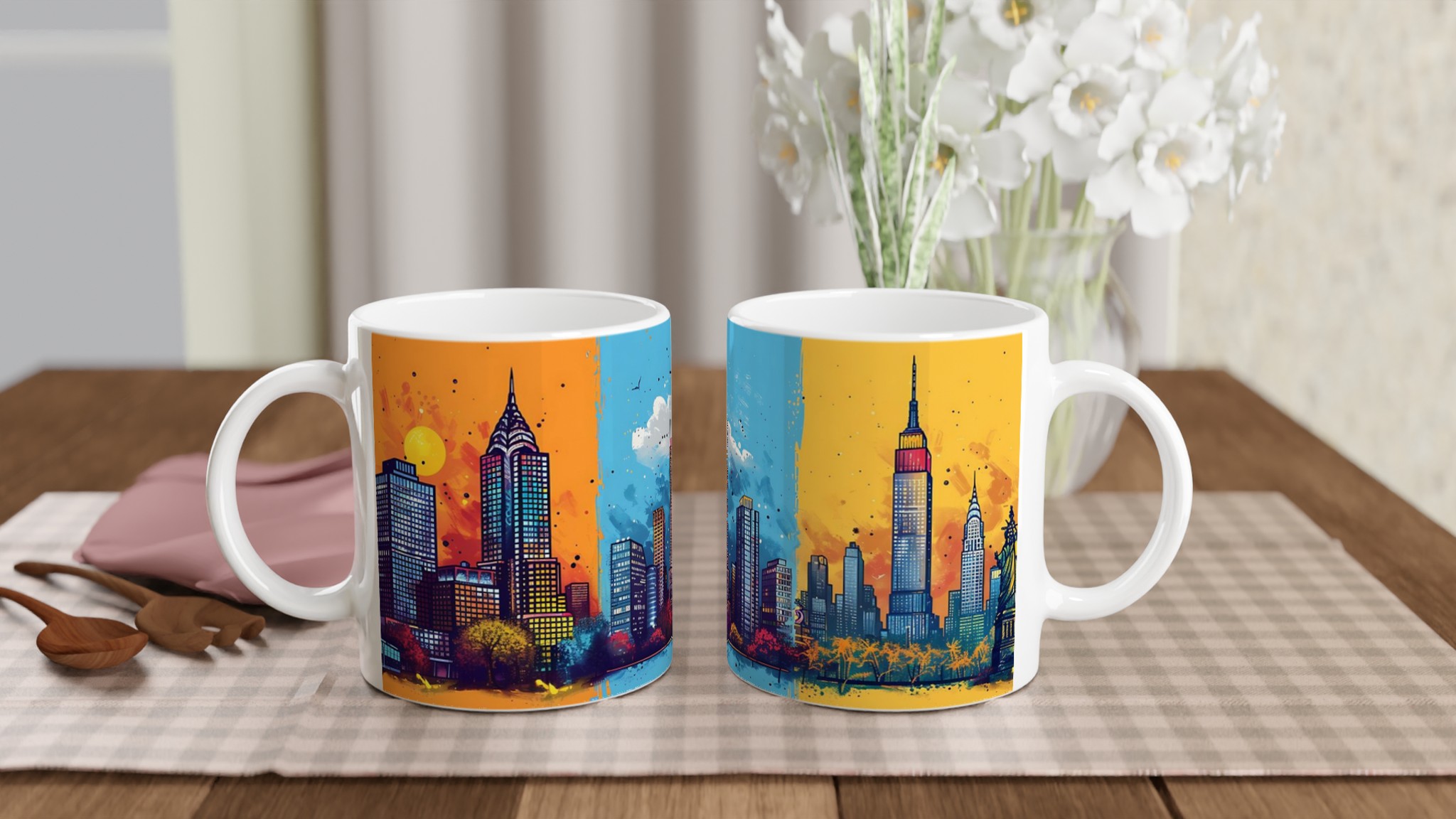 New York City Pop Art Mugg – Livfull Storstadskänsla i Keramik 10 eda811d9-08b1-42c5-ae24-614e12006a94