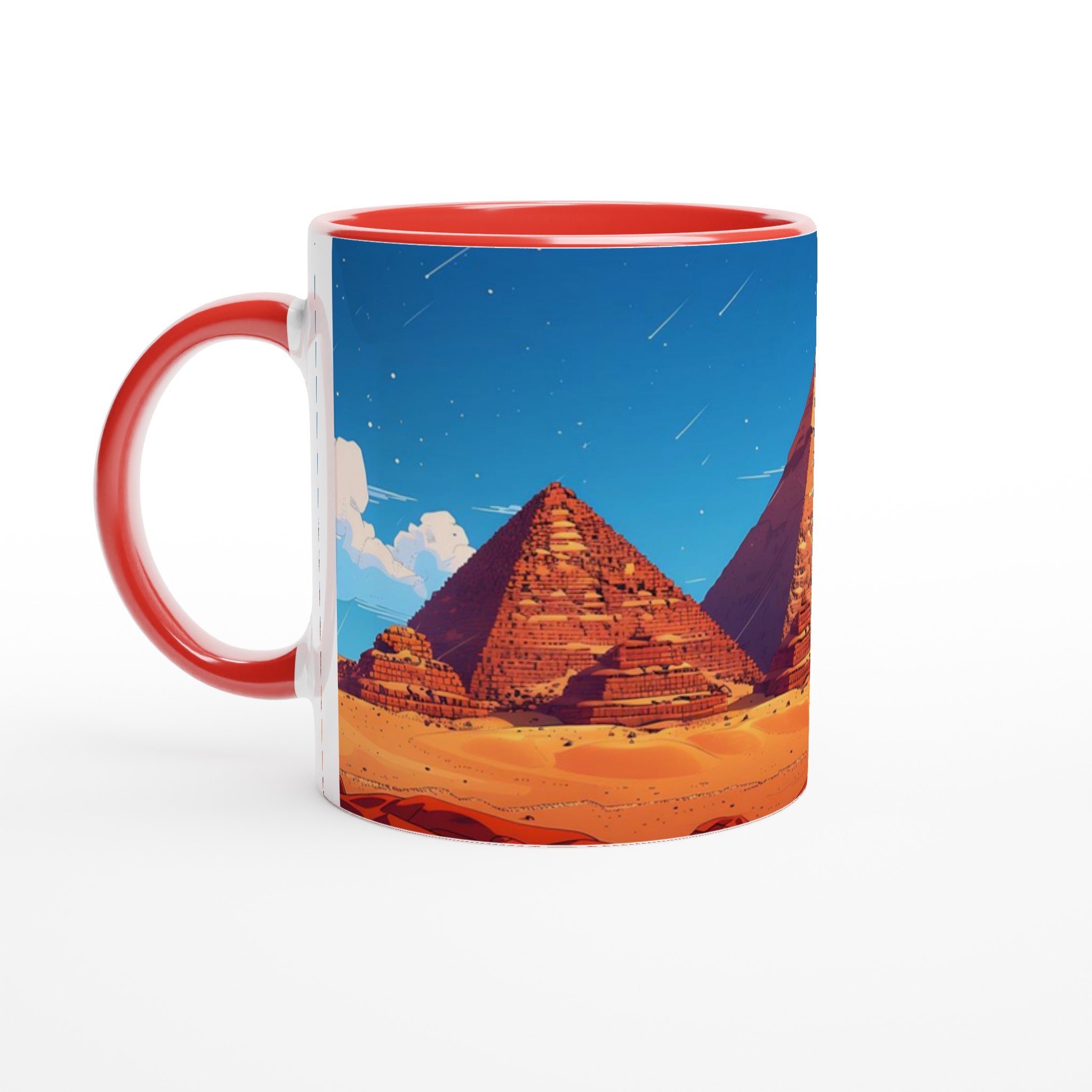 Egyptisk Pyramider & Ökenmugg – 11 oz Keramisk Mugg i Valfri Färg, Diskmaskinsäker 2 edc0a8fb-b619-4696-9927-a6f3d2554822