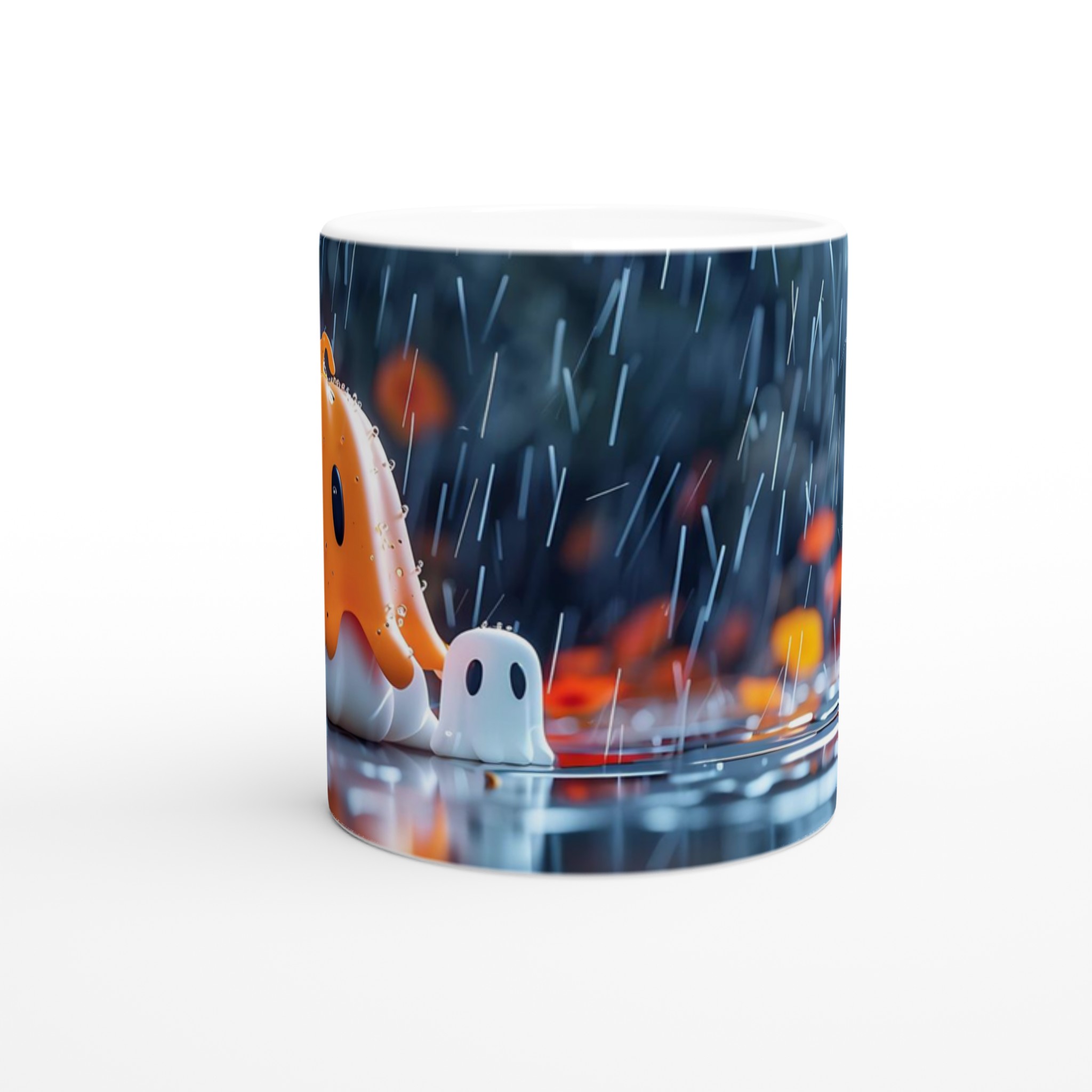 Söt Liten Spökmugg – 11oz Keramikmugg för kalla höstdagar, Välj bland 7 Färgstarka Nyanser! 8 edf3c61b-670a-4318-8f1e-c79b4de70fc6