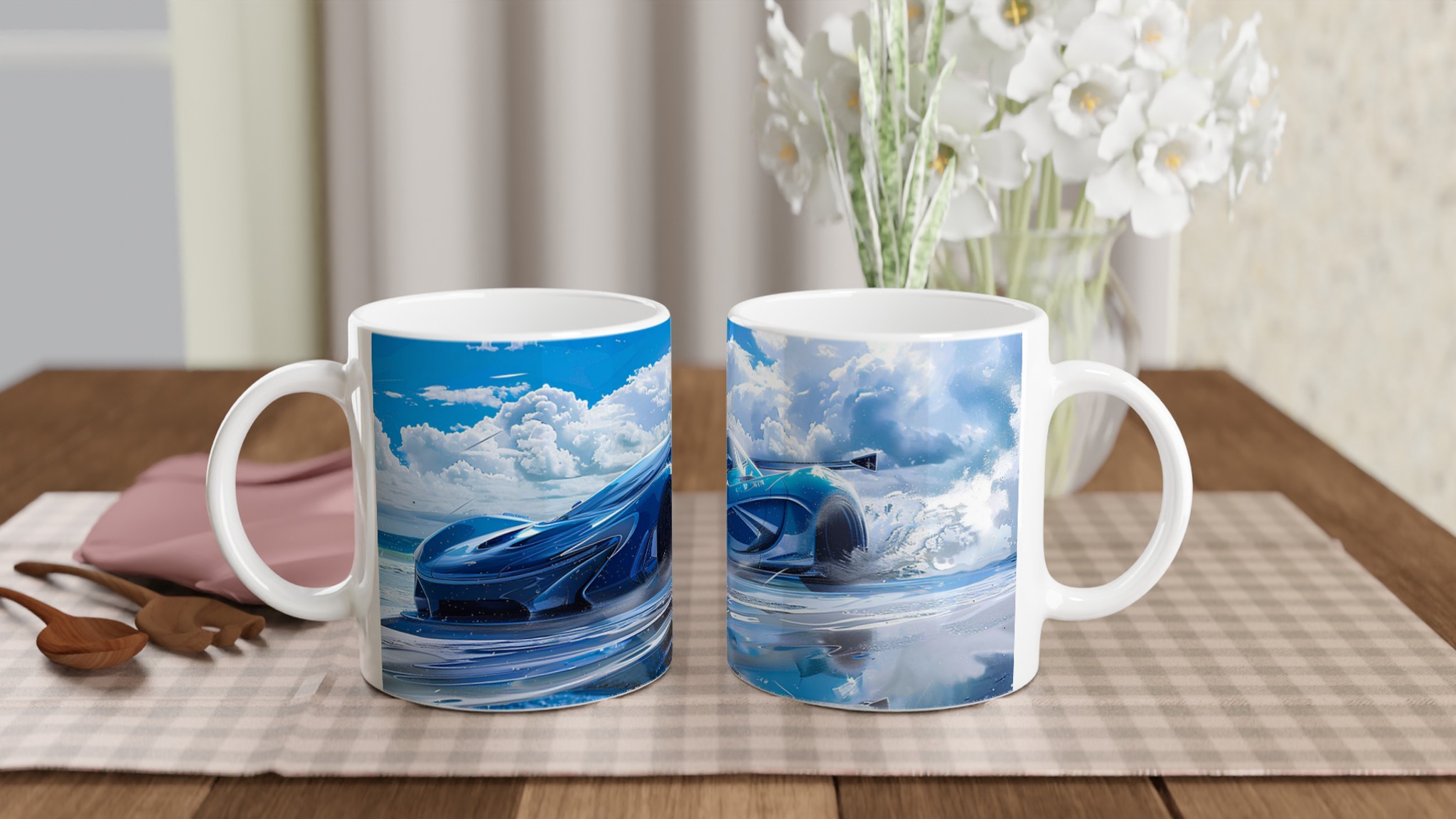 Adrenalinstinn Superbil på Strand Keramisk Mugg - 11oz Favoritmugg i Valfri Färg 10 ee1d3be3-b537-4322-8389-d16059910d12