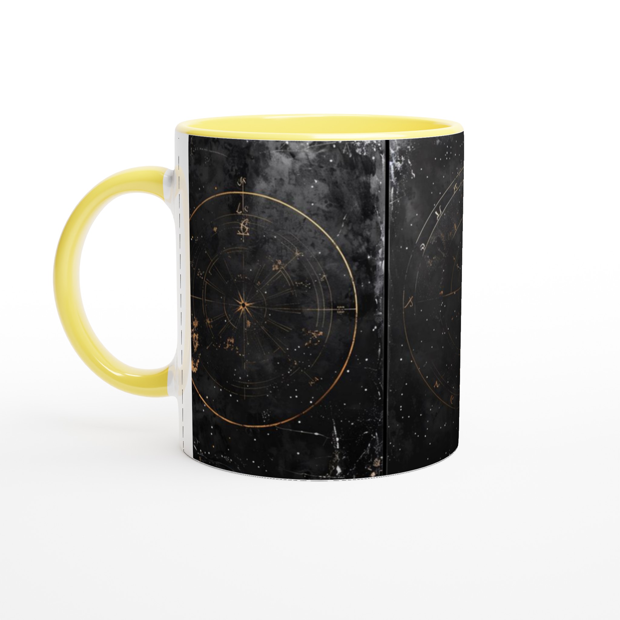 Kosmisk Zodiac Mugg – Svart & Guld Stjärnkarta Keramikmugg i ditt val av 7 färger 5 ee2257a8-f53f-4cff-85c3-feccb3959d35
