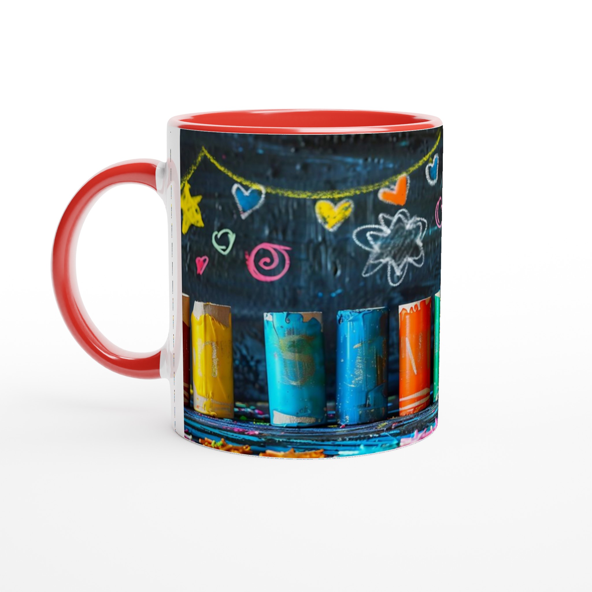 Kreativ Glädje: 11oz Keramisk Mugg för Konstnärer & Lekfulla Själv – Välj bland 7 Livliga Färger! 2 ee4ad768-e9e3-4b4b-abd3-b8e4835af3a7