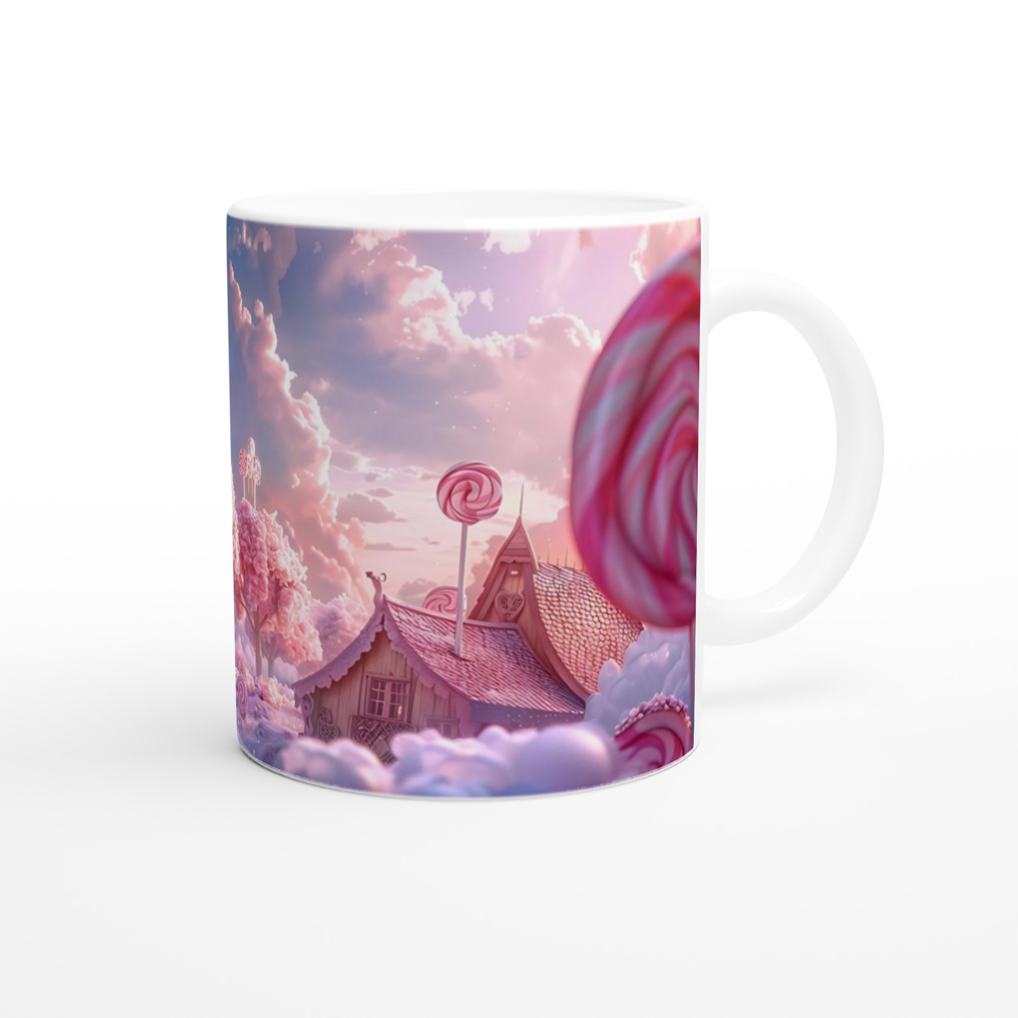 Drömsk Godislandskap Mugg – 11oz Keramikmugg i ditt val av 7 Fantastiska Färger 9 eed98c4d-7180-45fe-b0f2-c08a8e41d47f