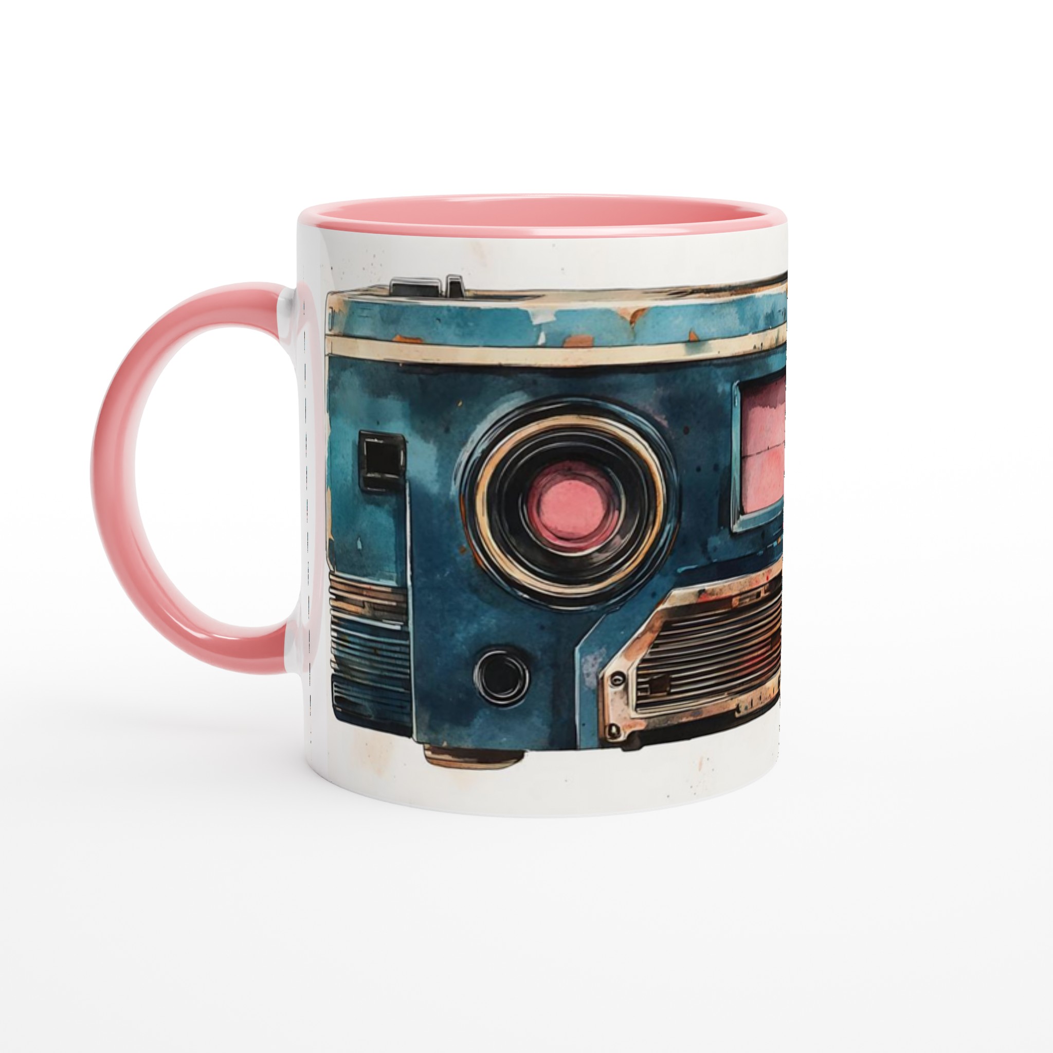 Retro Boombox Akvarell Keramisk Mugg – Nostalgisk Design i Ditt Val av Färg 4 eedba830-fe9d-4394-881d-f18d431abbe3