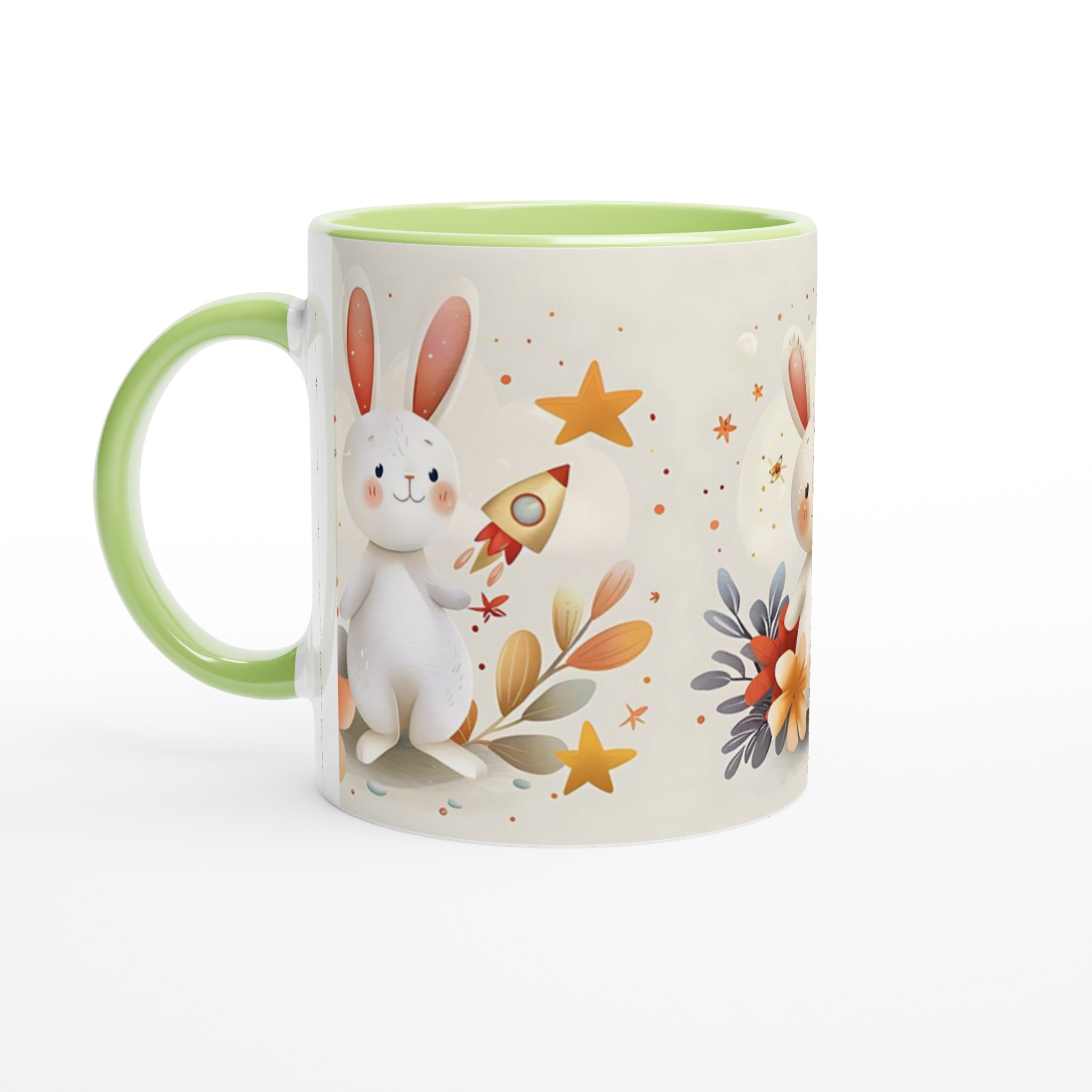 Söt Kanin- och Vänner Mugg: En Charmig 11oz Keramisk Mugg för Små och Stora Äventyr 3 ef0a5378-2400-4741-b2d4-c785faa406de