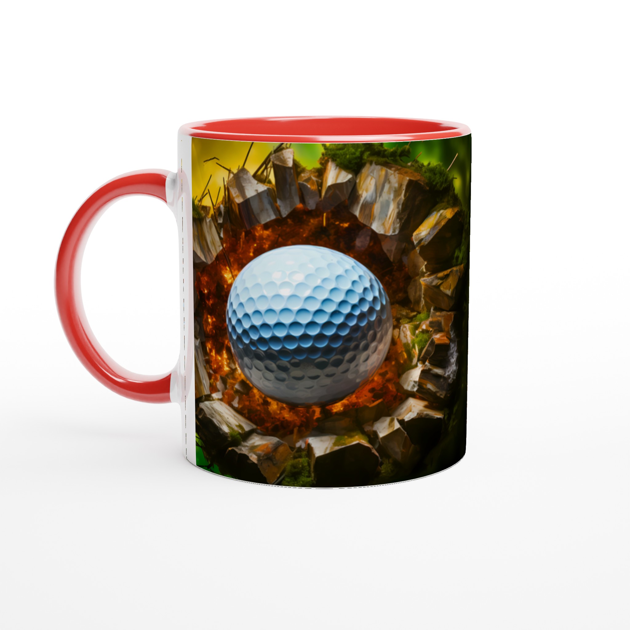 Explosiv Golfboll Mugg – Unik 11oz Keramisk Mugg för Golfentusiasten 2 ef1649de-6802-4e7c-b951-021cdf42ecac