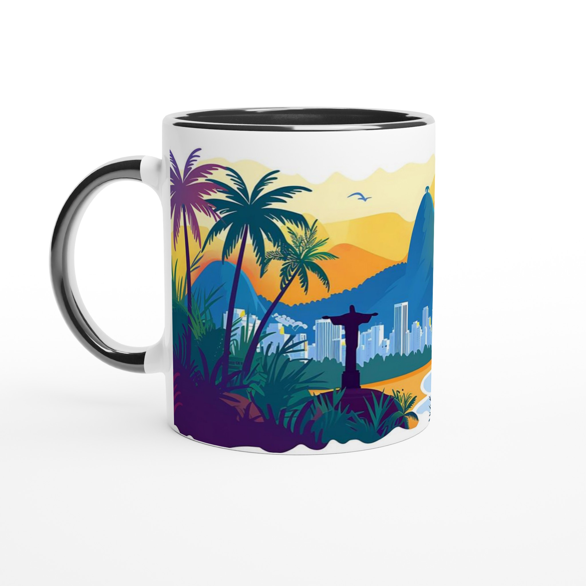 Rio Sunset Vibes Keramikmugg – Färgglad Strandstad i Flera Nyanser 7 ef1f2748-c71f-4b54-b200-b4121aa1ef92