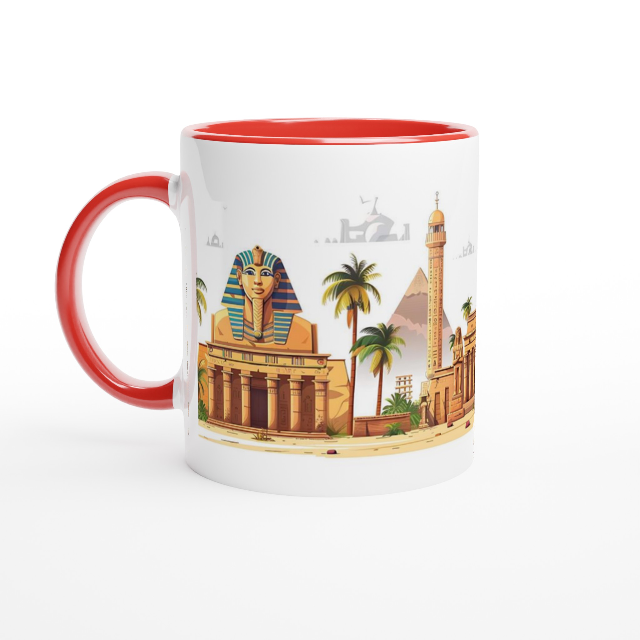 Egyptisk Horizon Mugg: Pyramider, Faraoner & Palmer – Välj din Färg! 2 ef24a180-b1dc-43ed-8878-51dabb8f033d