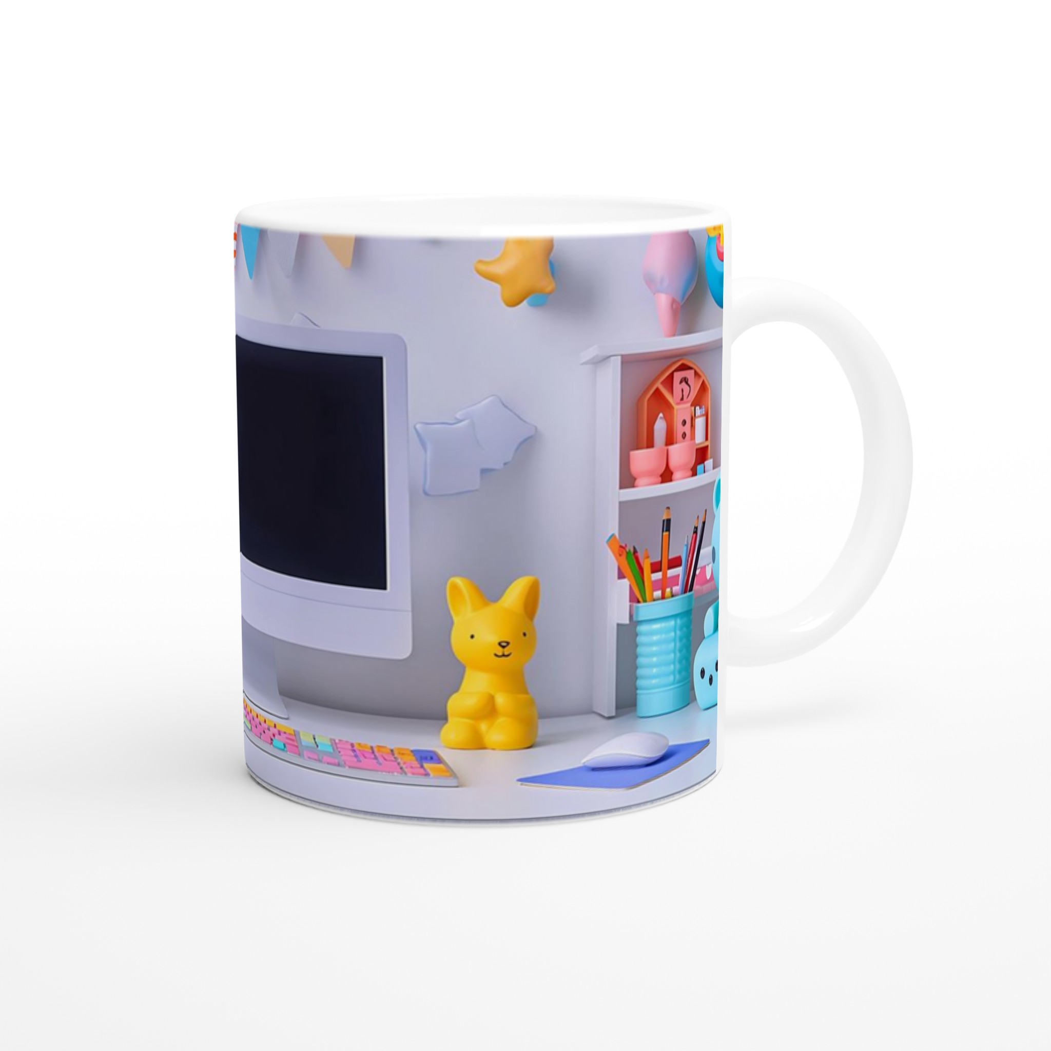 Pastell dröm 11oz keramisk mugg – Liva upp ditt kaffe med lekfulla färger, välj din nyans! 9 eff2db04-0519-4962-8094-a0890efc05a5