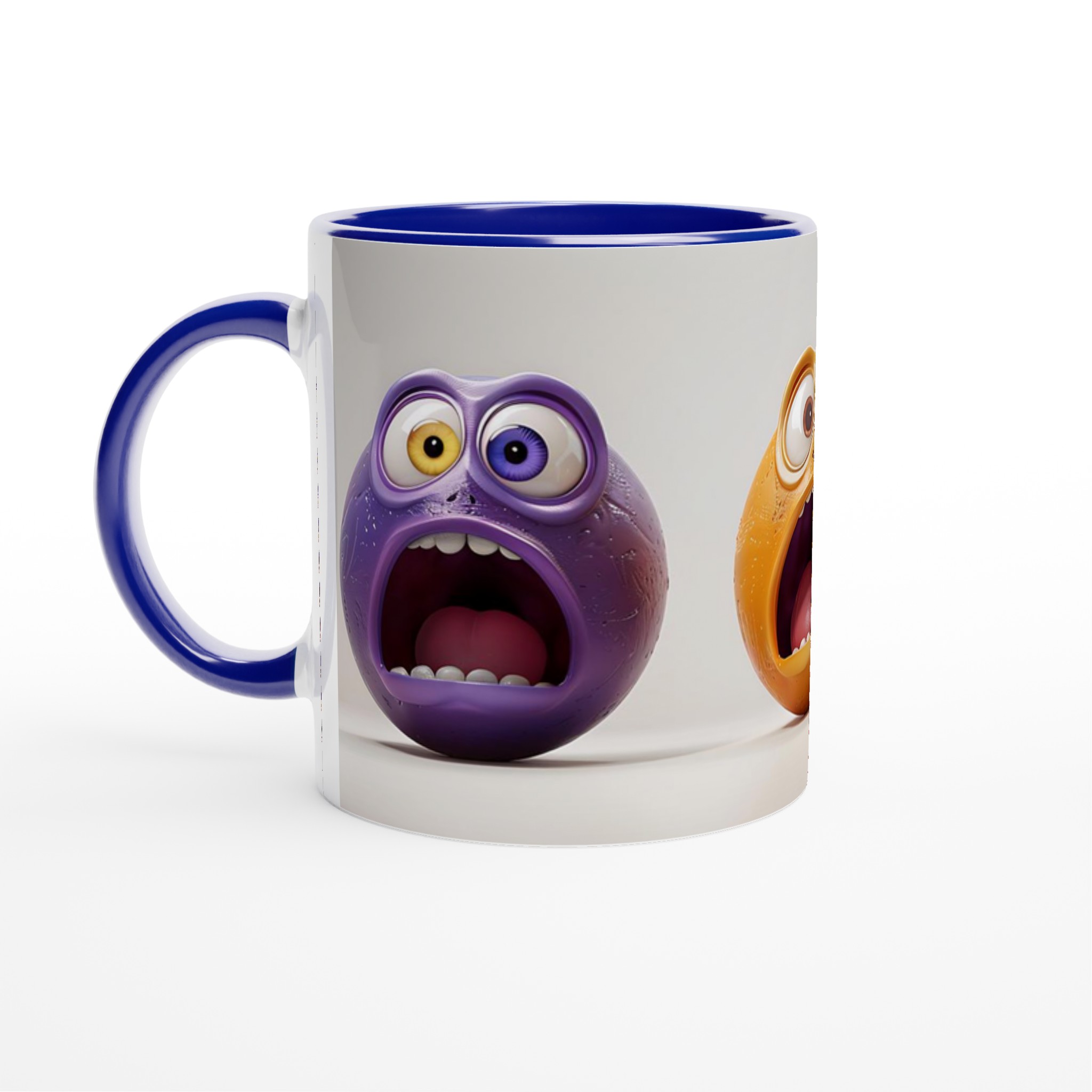 Humoristisk Skrikande Monster Mugg - Välj bland Färgstarka Nyanser, 11 oz Keramik 7 f02cd7dd-b152-467e-8f41-0ce6c24e8dcd