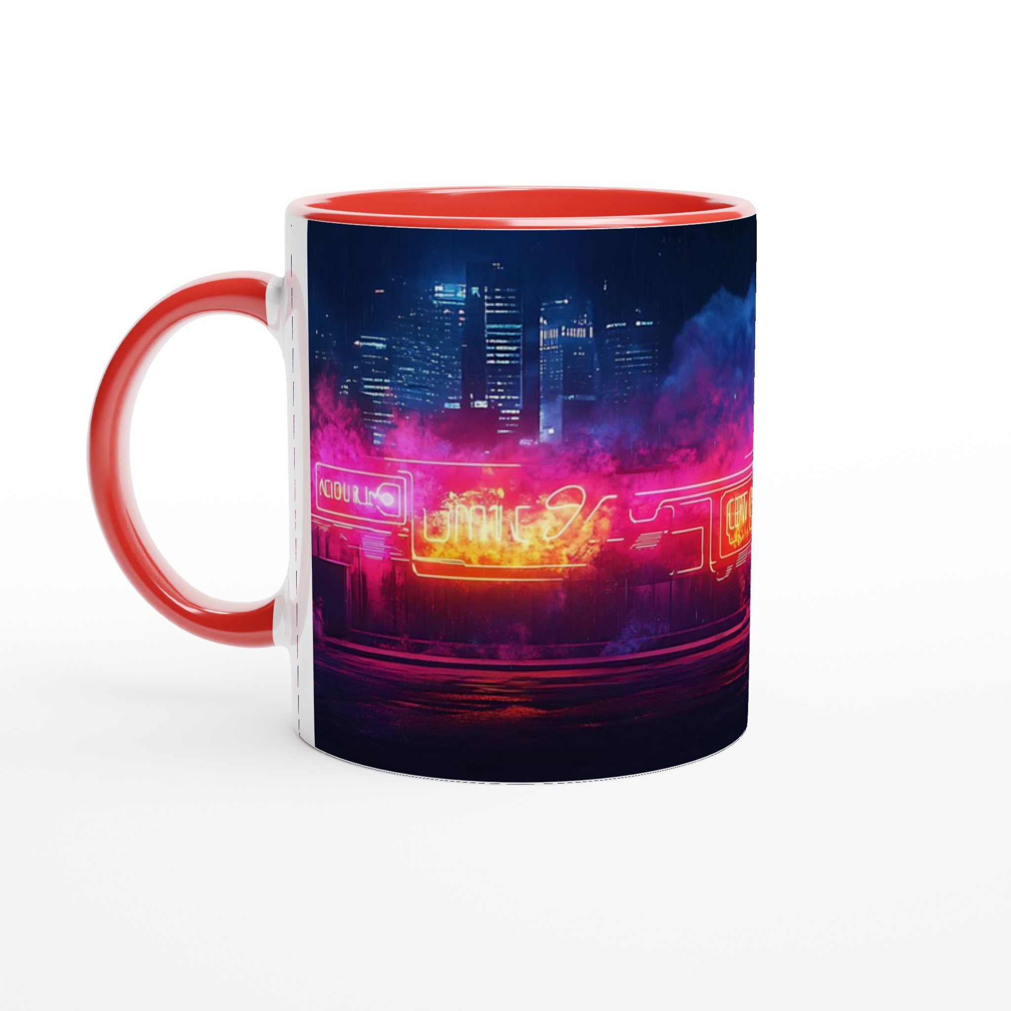 Neon Nattstad Mugg – Lysande Retro Vibes för Din Fikastund i 11 oz keramik 5 f0409dff-e069-412b-a28f-9dba2e5b6d1f