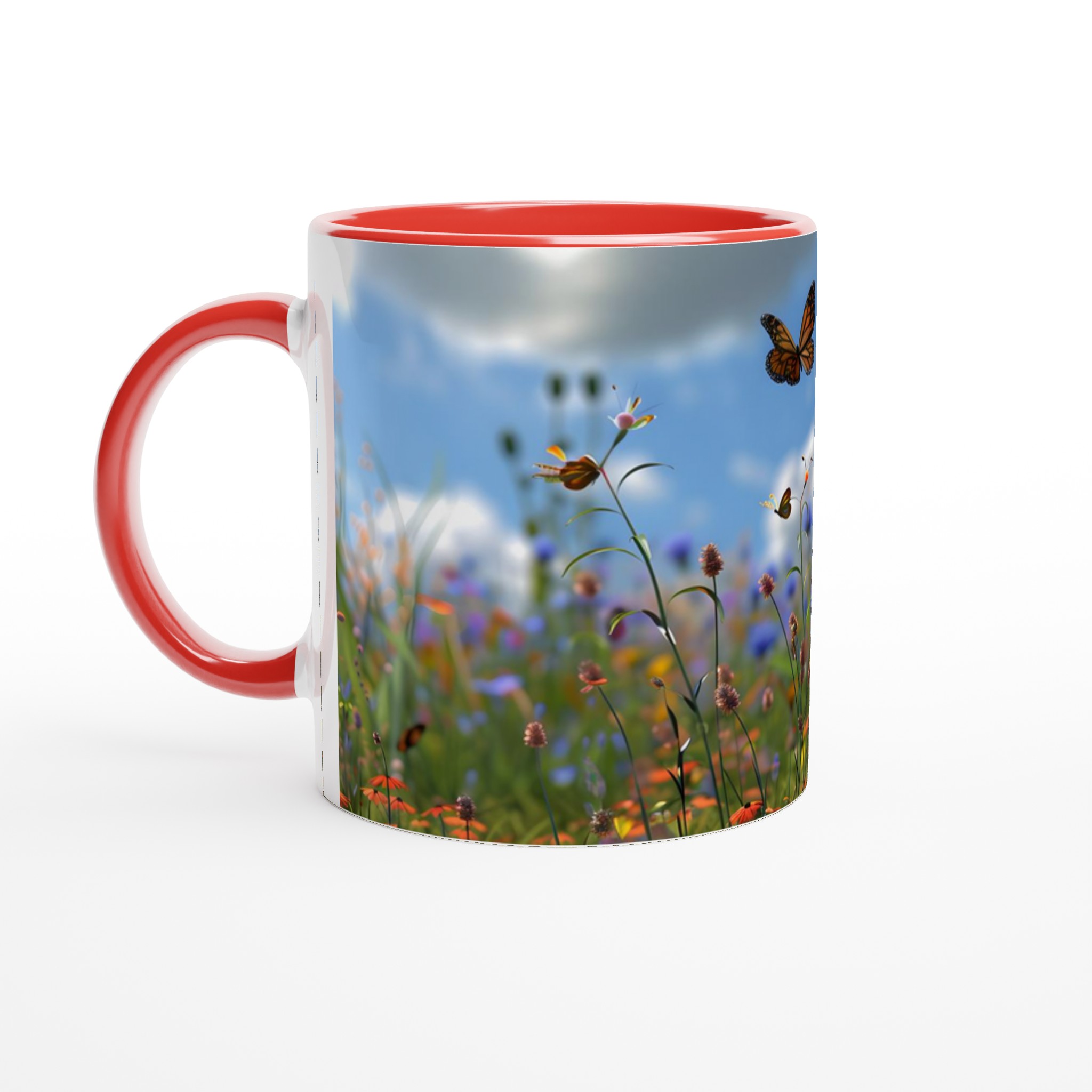 Katt & Fjäril Våräng Keramikmugg – En Färgsprakande Kaffepaus i Valfri Kulör 2 f04bbbc3-e58a-440c-9f41-a4dd4317b228