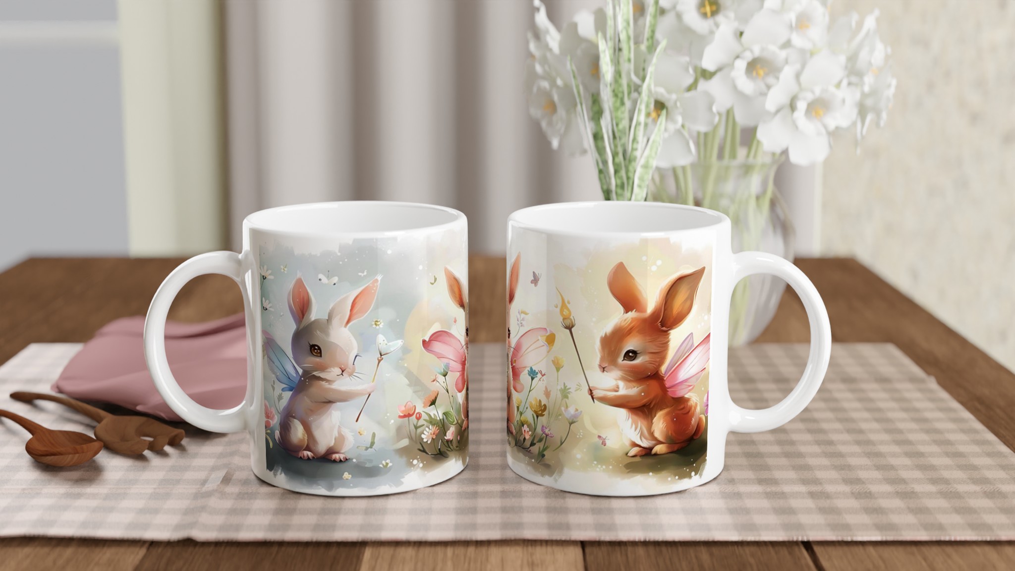 Magiska Kaniner Keramikmugg - Charmiga Sagotryck för Kaffe & Te i Flera Färger 10 f07b6d68-3e2a-4b44-aac7-8cbf20820a7b