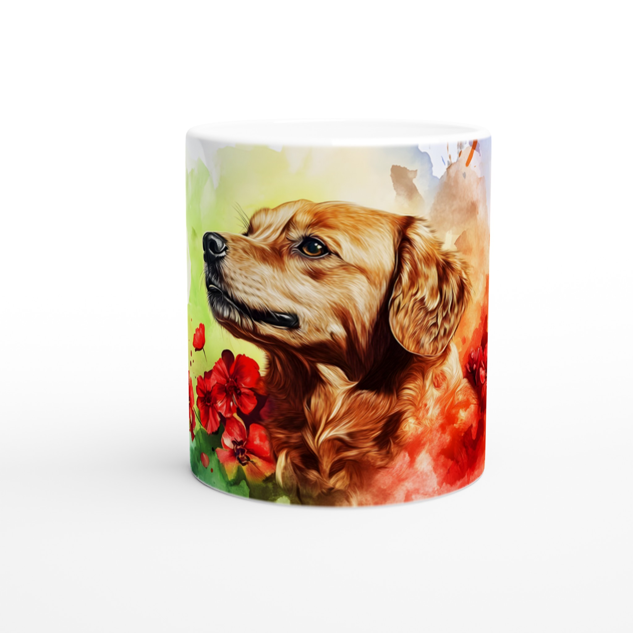 Färgsprakande Golden Retriever Keramikmugg – Perfekt för Hundälskaren i Valfri Färg! 8 f124abb0-89ad-4678-a5c3-6bd84a67973d
