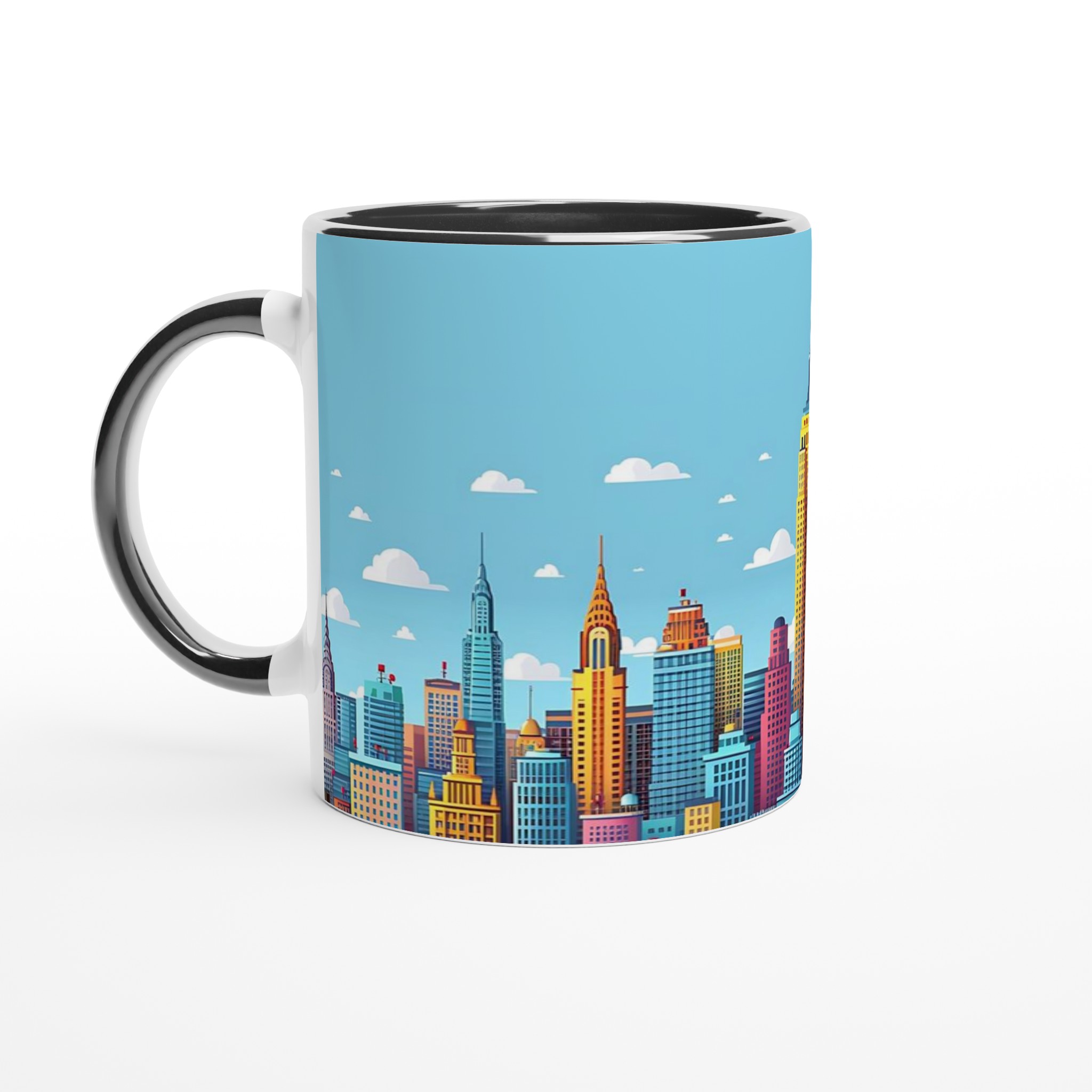 New York City Skyline Kaffemugg – Färgstark Keramikmugg i 7 Nyanser 7 f1692b98-cb77-4f88-885e-ccb15ffcb1e5
