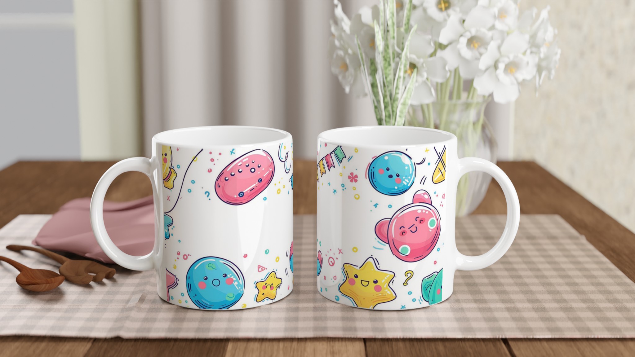 Lekfull Färgexplosion: 11oz Keramikmugg i ditt val av 7 Livliga Färger – Perfekt för Barnslig Glädje! 10 f1b7aa13-a495-4557-b7bd-6ecc7b78e953