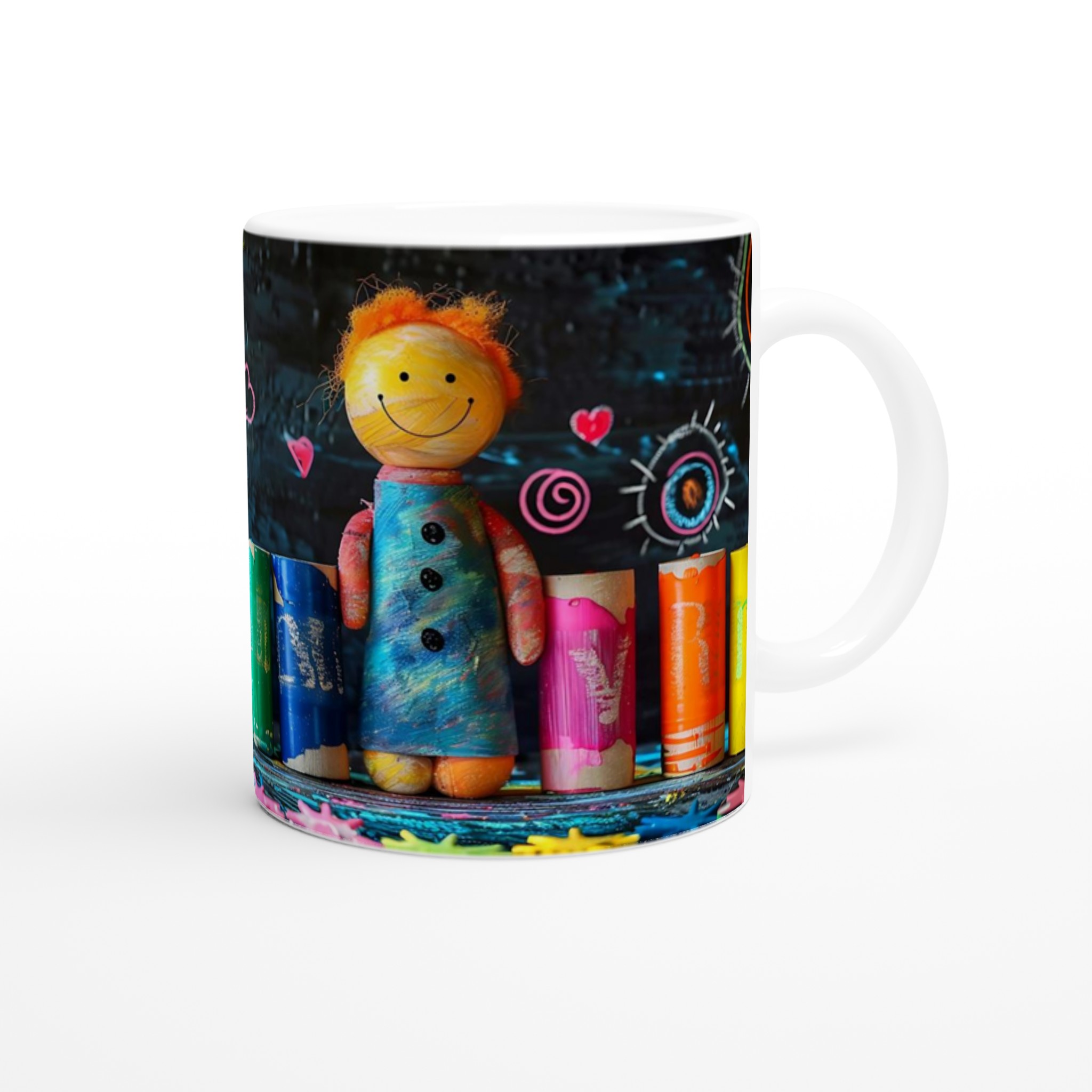 Kreativ Glädje: 11oz Keramisk Mugg för Konstnärer & Lekfulla Själv – Välj bland 7 Livliga Färger! 9 f1f285aa-f740-4324-aea5-e55eb57d2a4e