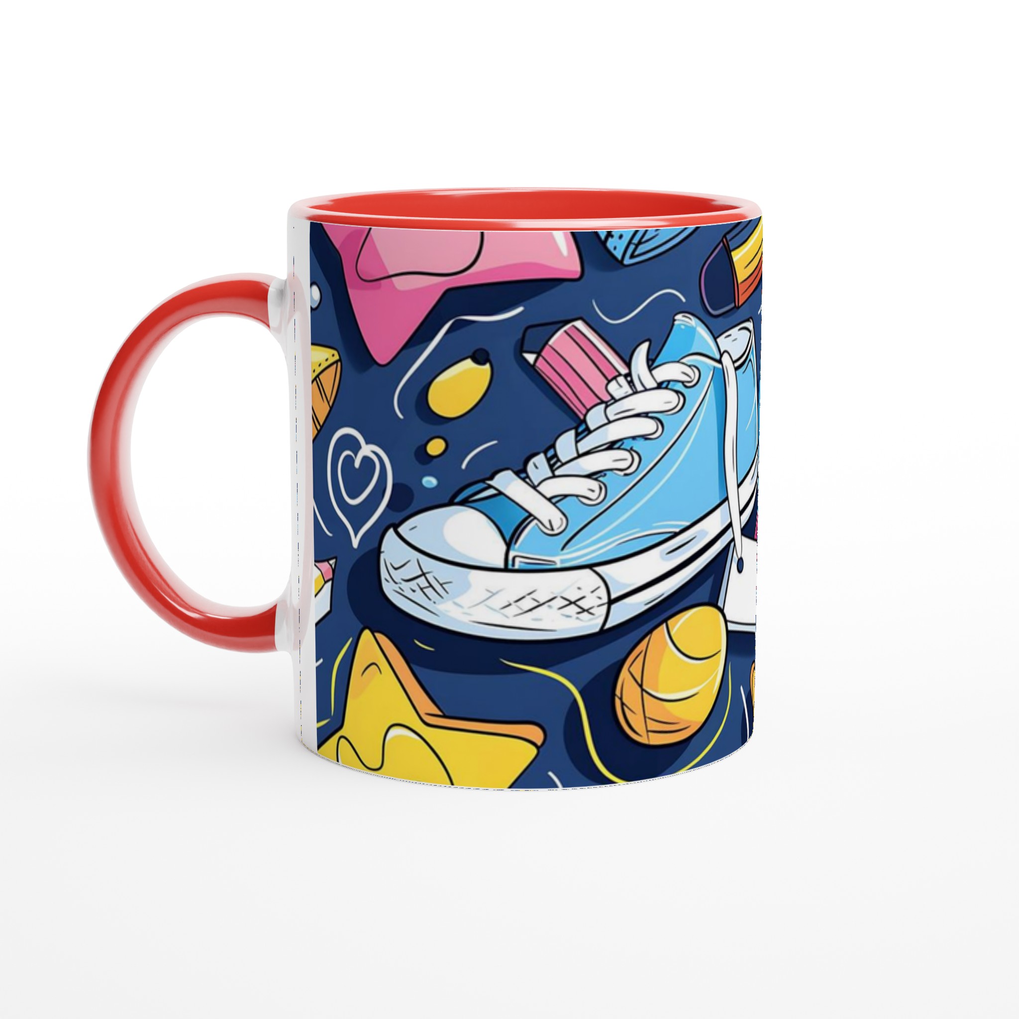 Kreativ Skolstart Keramisk Mugg – Färgglad 11oz Kaffekopp för Studenter och Konstnärer i Valfri Kulör 2 f270e03f-6336-4342-a4bb-cfe5945fa59e