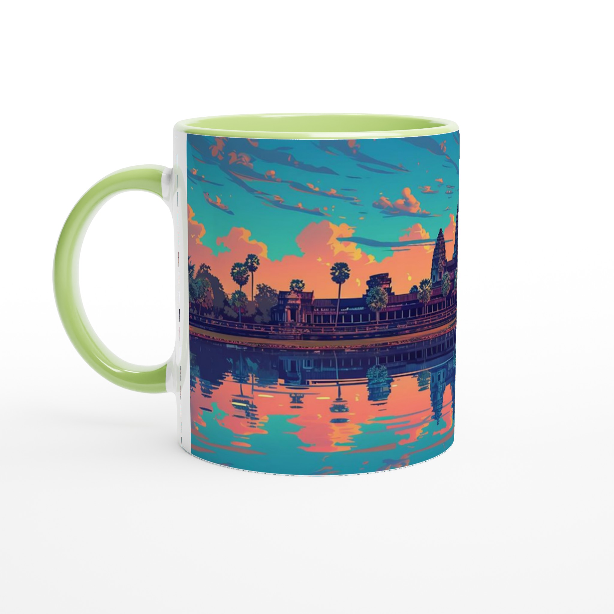 Angkor Wat Soluppgång Konstnärlig Mugg – Färgstark Keramikmugg 11oz 3 f27b22e6-5eb6-4b53-b19e-c80d2b606f46