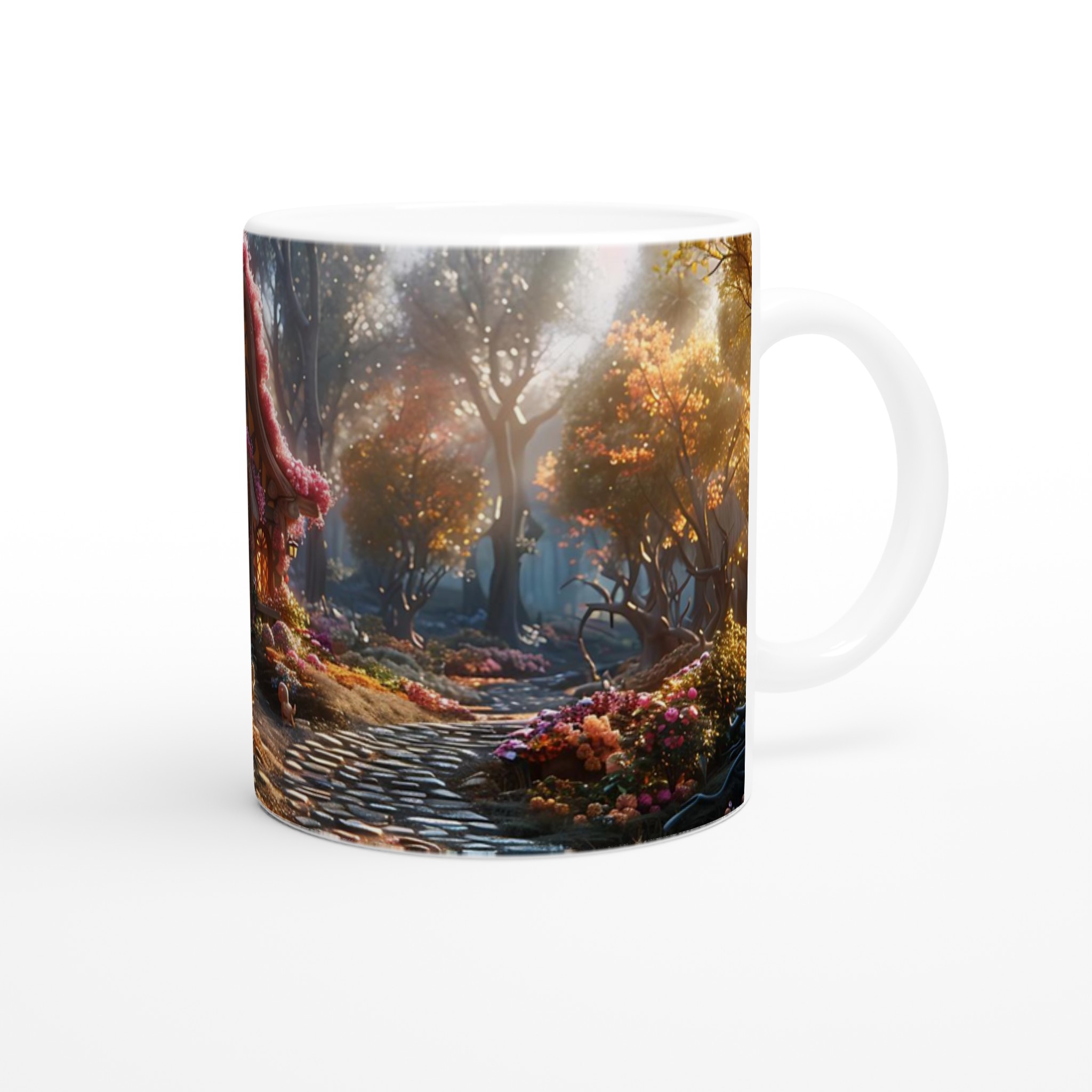 Fairy Tale Cottage Keramisk Mugg – Drömsk Design i Livfulla Färger 9 f29e8a55-ea3a-4a0b-84f2-b7aab1a99f43
