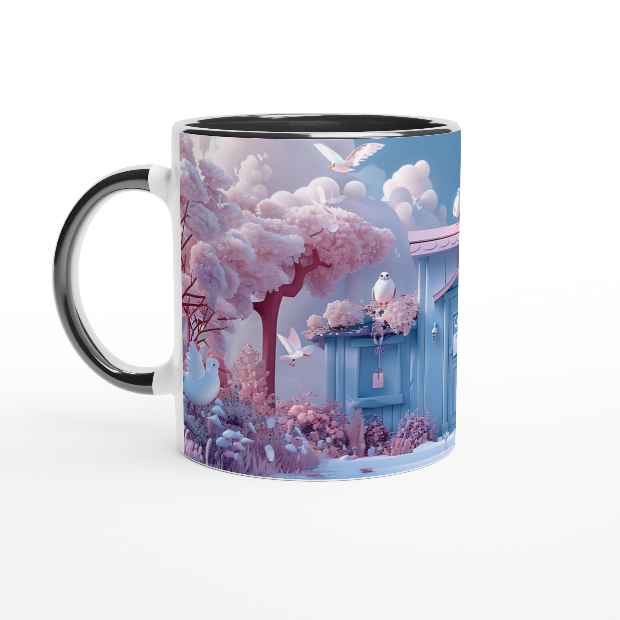 Pastellharmoni Mugg - 11oz Keramikmugg med Drömskt Rosa & Blå Design 7 f2cb5f68-0e26-4054-8a65-cbc9f3720de2