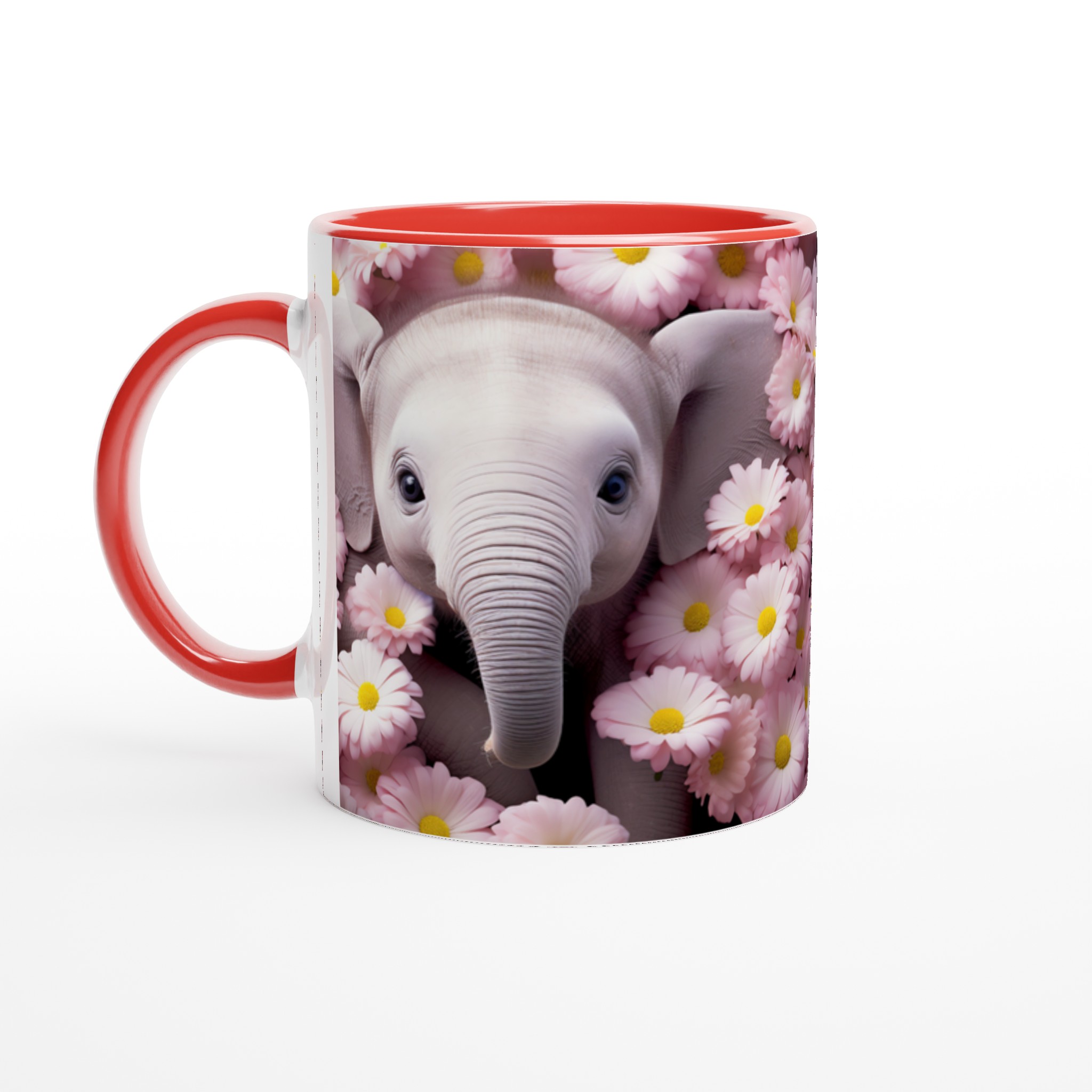 Söt Baby Elefant Bland Rosenskära Keramikmugg – En charmig present i 7 färger 2 f2ec09d1-f14d-488a-b0d1-b810ac29073b