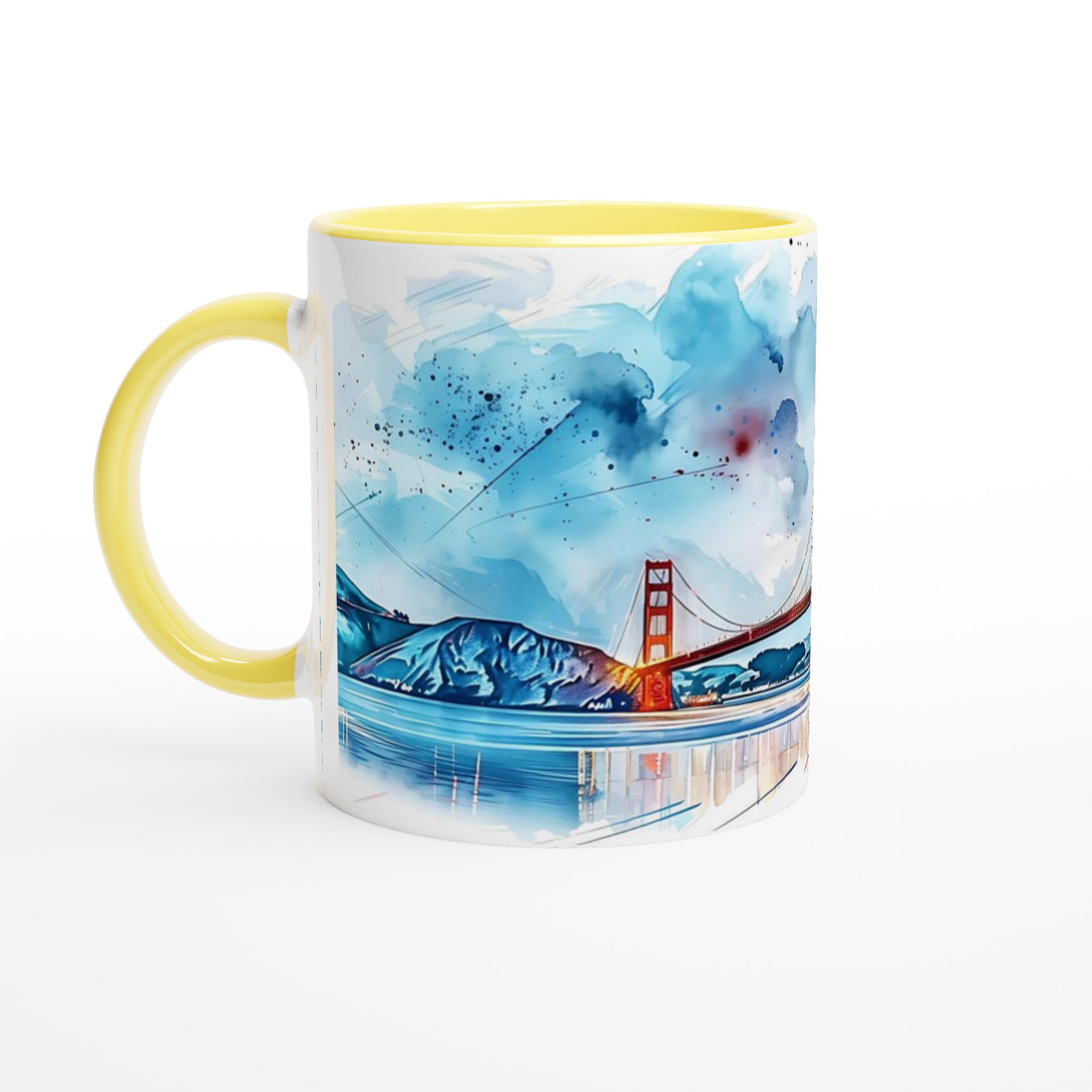 Golden Gate Akvarell Mugg – Konstnärlig Kaffestund i 7 Färgstarka Nyanser 5 f3164dc8-3267-46c9-9fe5-82a7755c7dc2