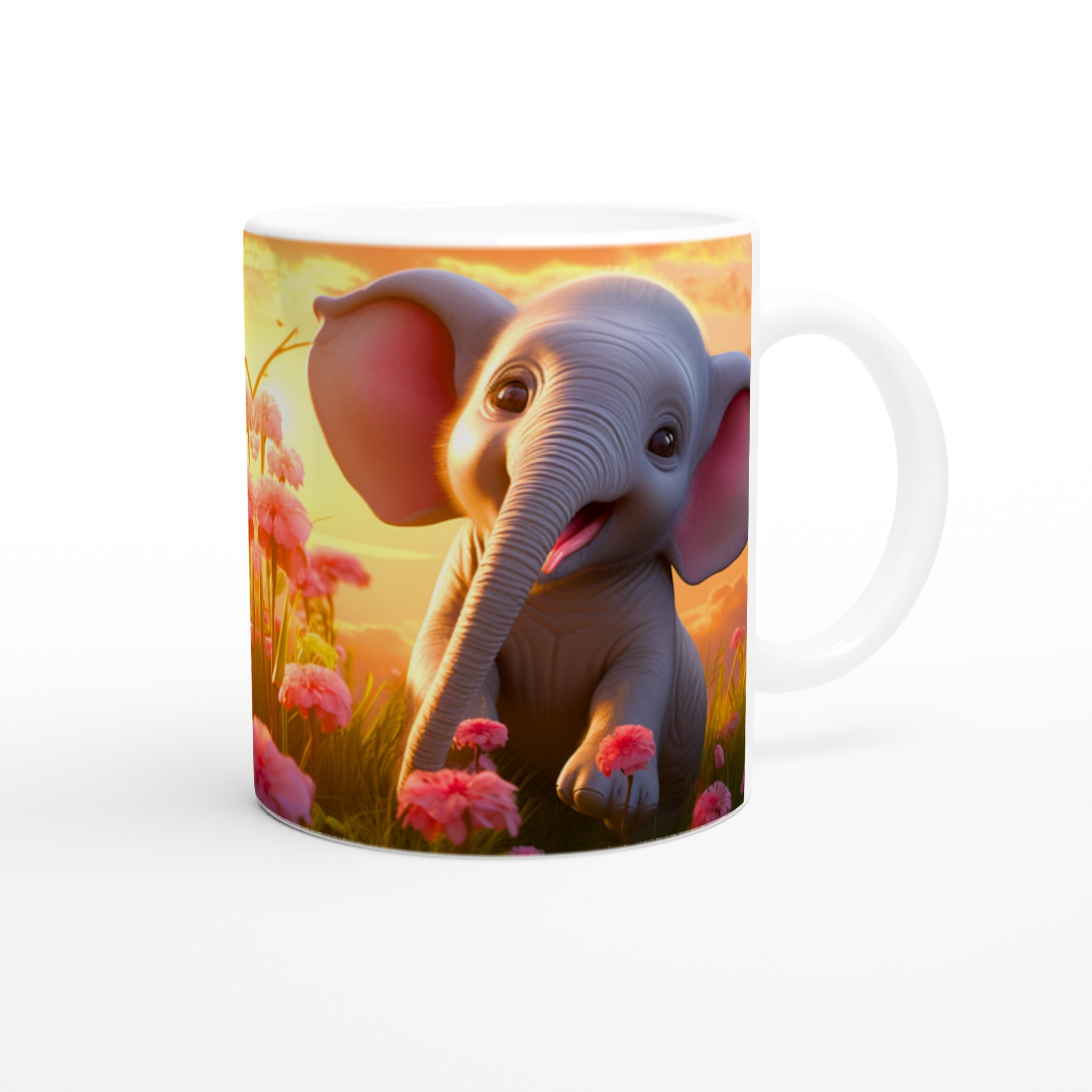 Charmig Baby Elefantmugg – Lekfull Design i Keramik för Kaffe och Te 9 f319051e-6f0f-4a01-a7cf-eb9d4cdd4c8d